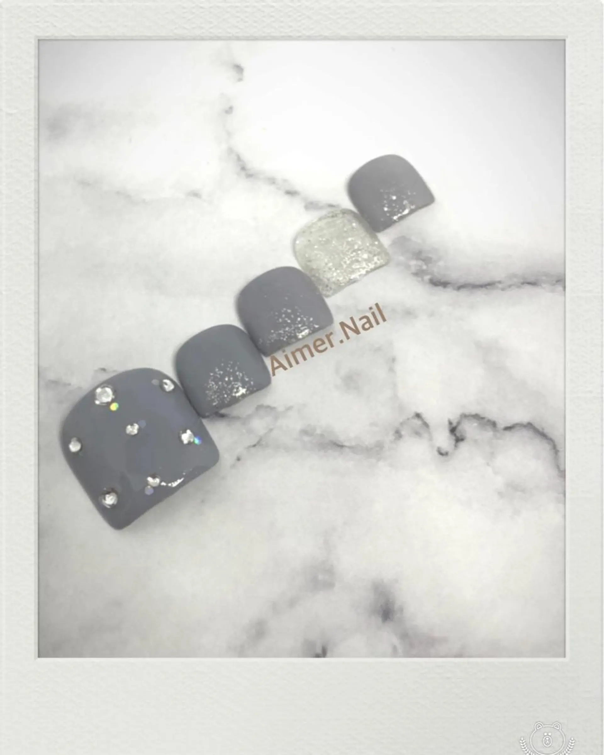 ネイル フットネイル フットネイル Aimer. Nailのネイルデザイン