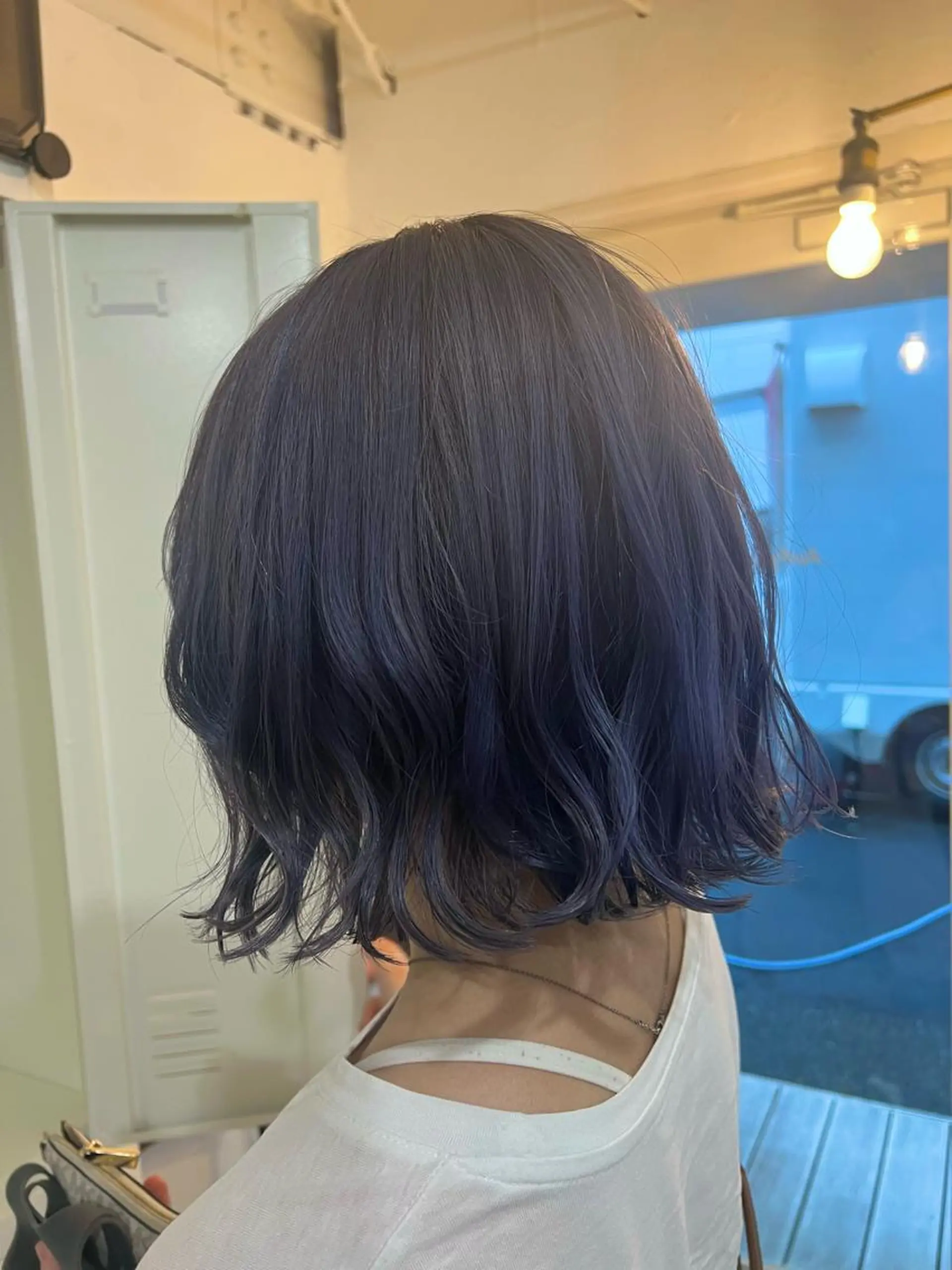 ミディアム カット ヘアカラー トリートメント 丸山 史香のヘアスタイル