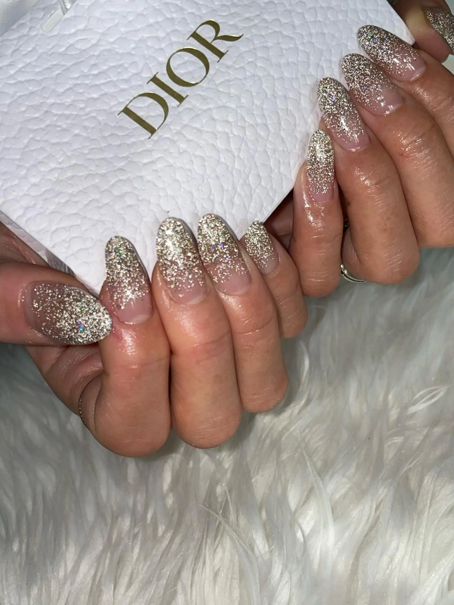 ネイル フラッシュネイル グラデーション ラメ(グリッター) ラメグラデーション オフィスネイル Colorer'me クロレミーのネイルデザイン