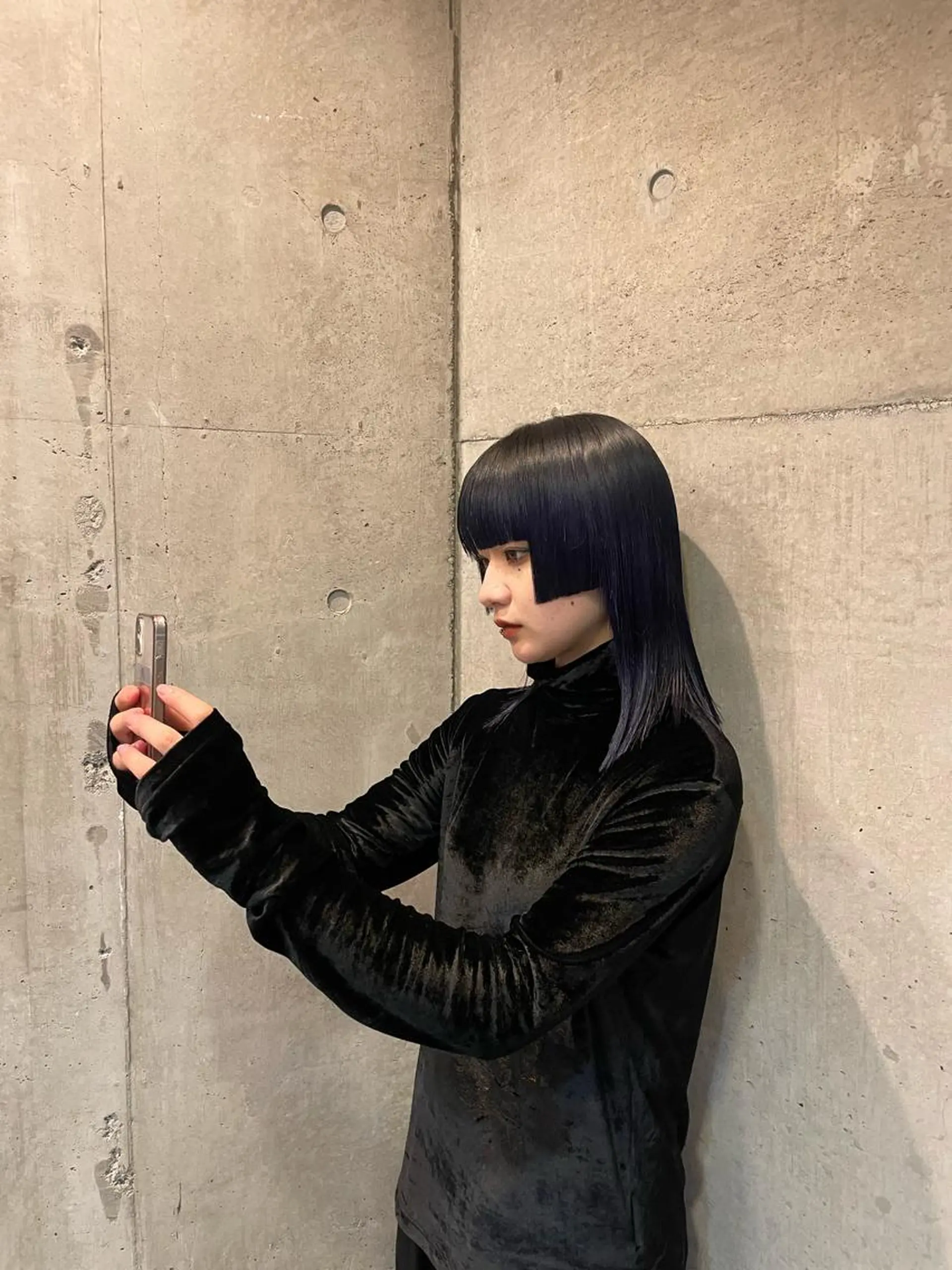 ミディアム カット ヘアカラー トリートメント ︎︎ yoshikiのヘアスタイル