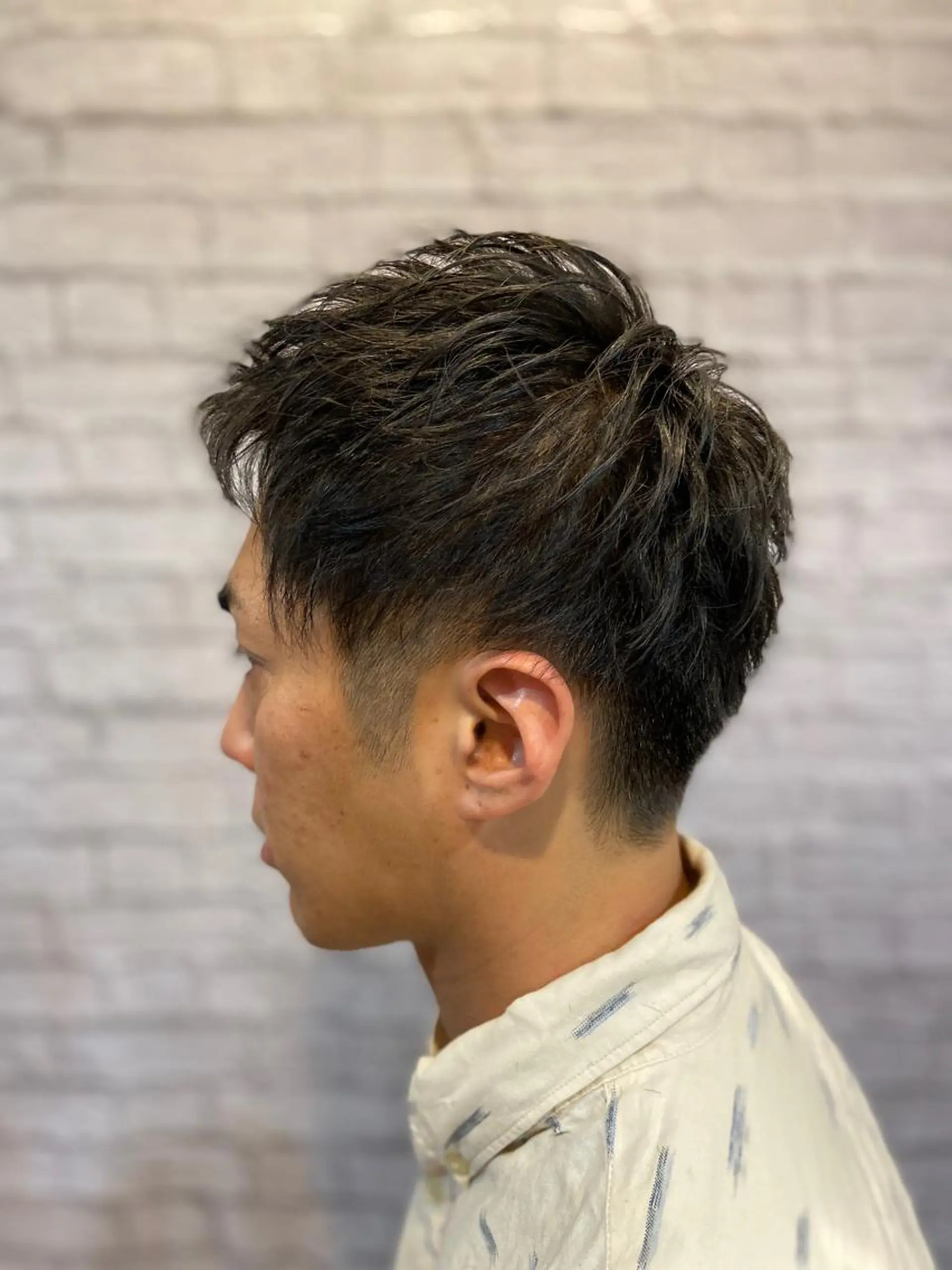 ショート カラー パーマ ヘアアレンジ メンズ 💈メンズ特化 副店長松浦一聖💈のヘアスタイル