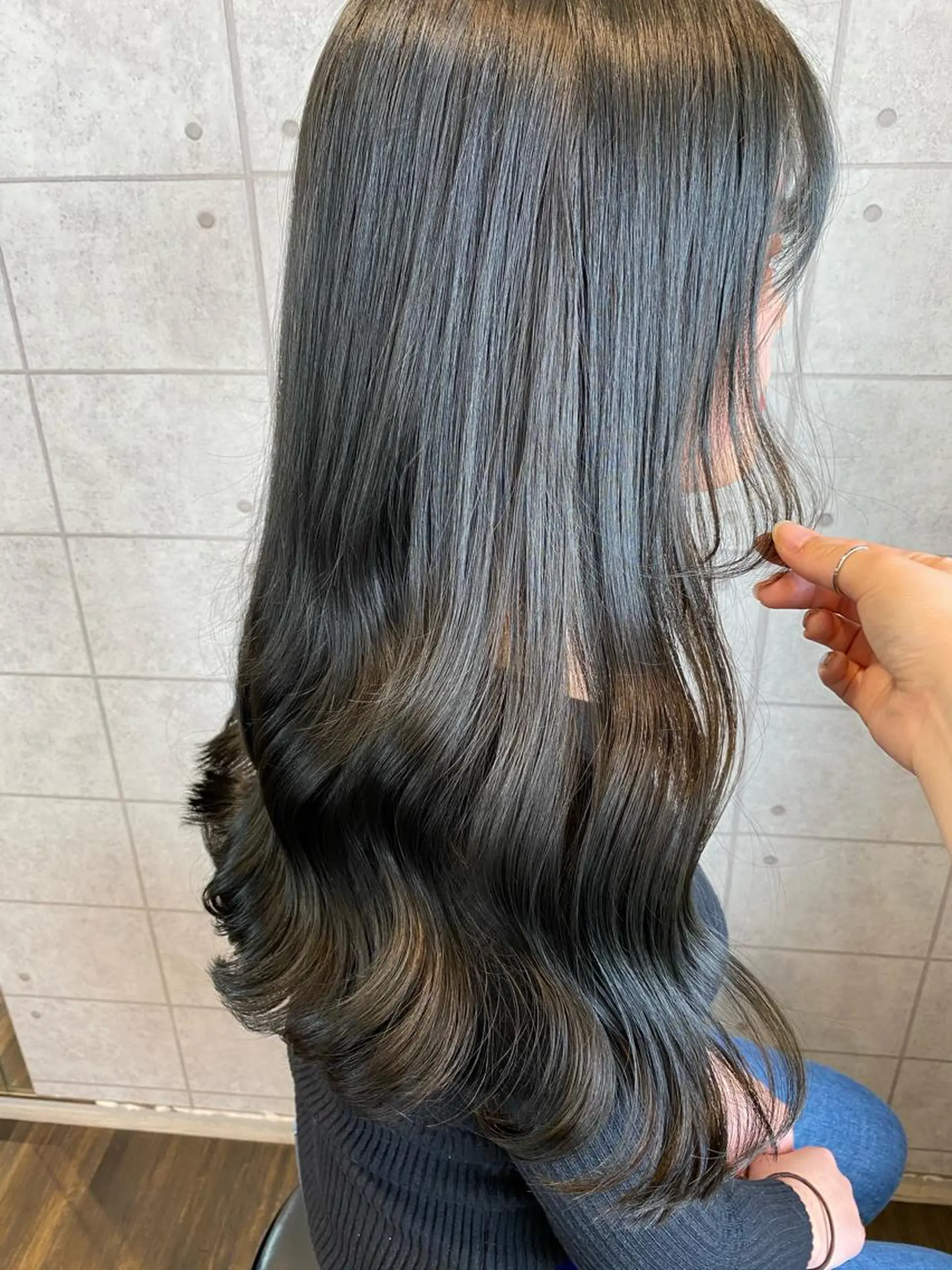 ロング カラー knock【ノック】所属・烏丸韓国ヘア🇰🇷 ayaka🎀のヘアスタイル