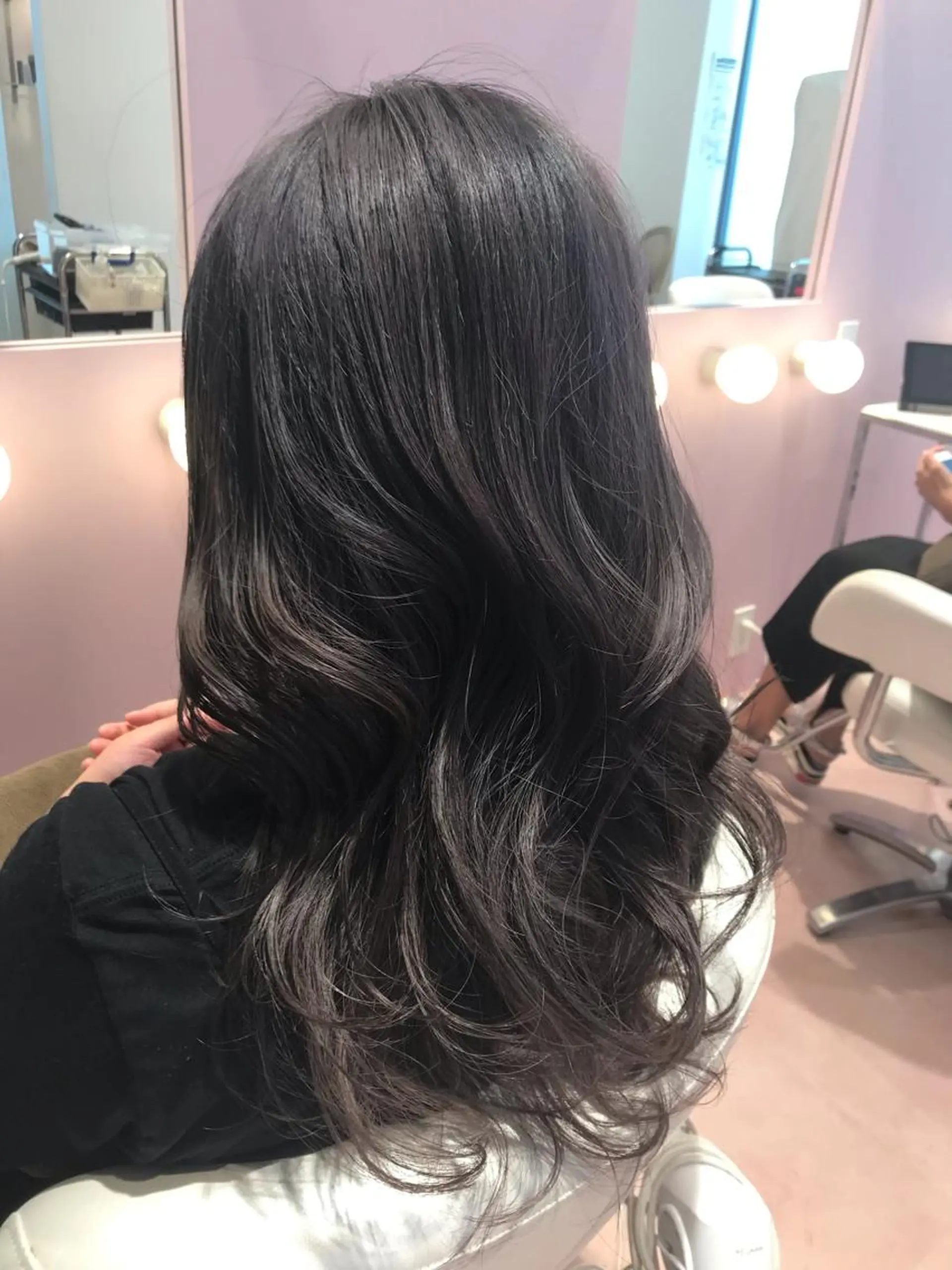 セミロング アッシュ 所渉/韓国レイヤー /ウルフカットのヘアスタイル