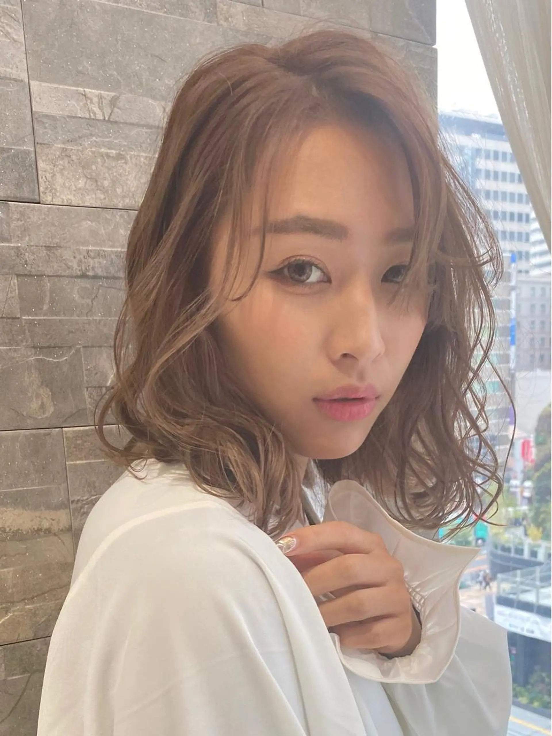 ミディアム カラー 透明感カラー ヘアカラー トリートメント LaBless梅田 🎀坂本リオのヘアスタイル