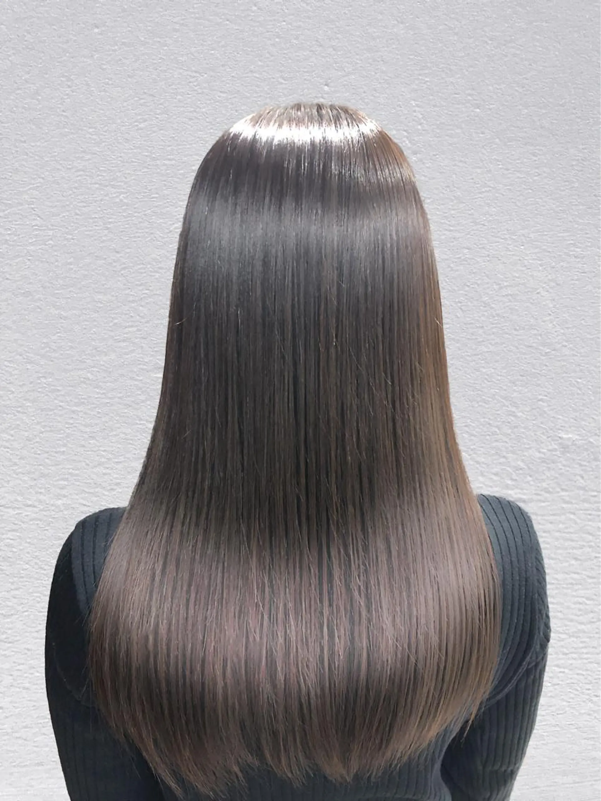 ロング カラー パーマ デート ロング 縮毛矯正 トリートメント 酸熱トリートメント newi saLyu ネウィ　サリューのヘアスタイル