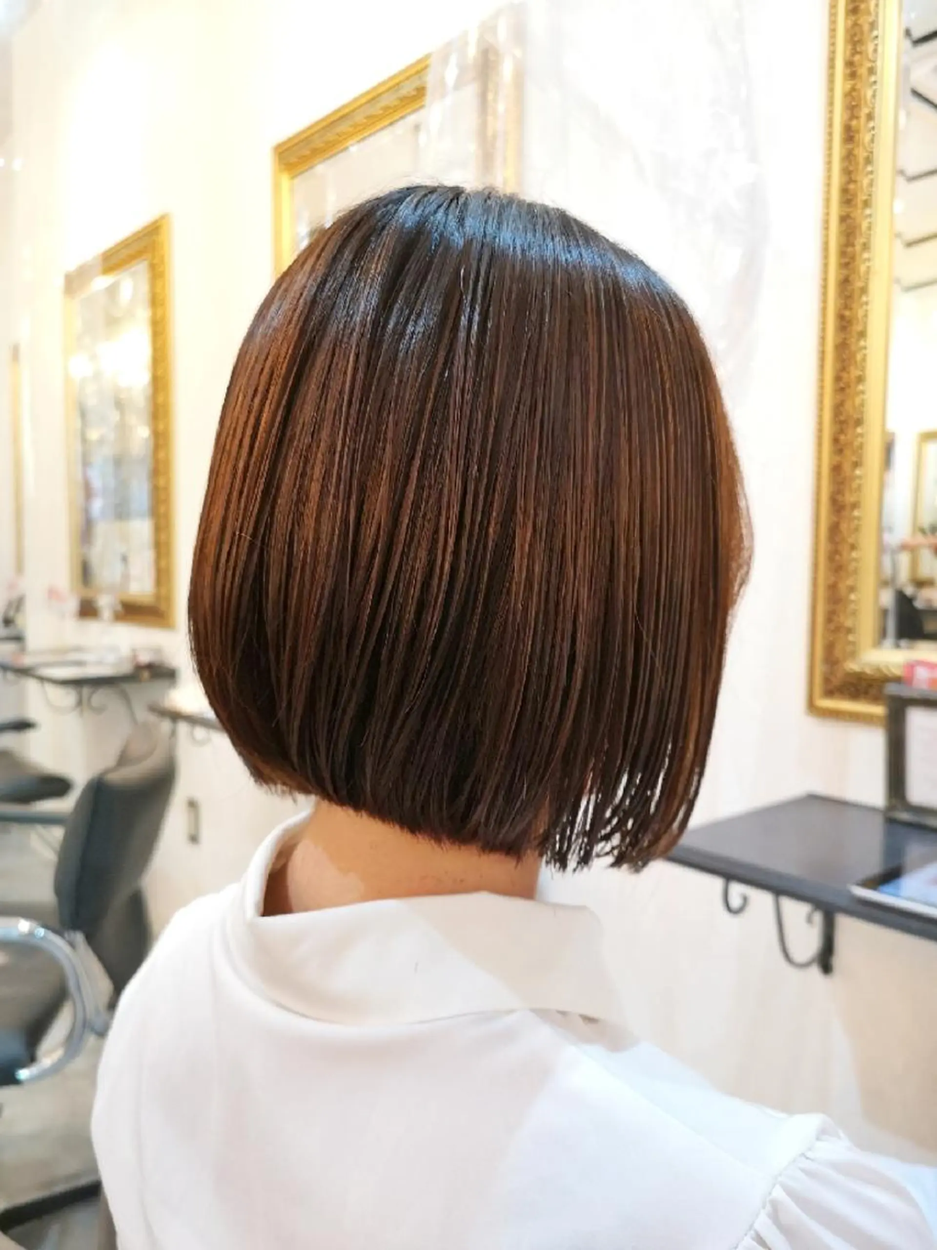 ミディアム カラー ボブ カット ヘアカラー トリートメント ✨艶髪✖癒し✨🍀 miyazawaのヘアスタイル