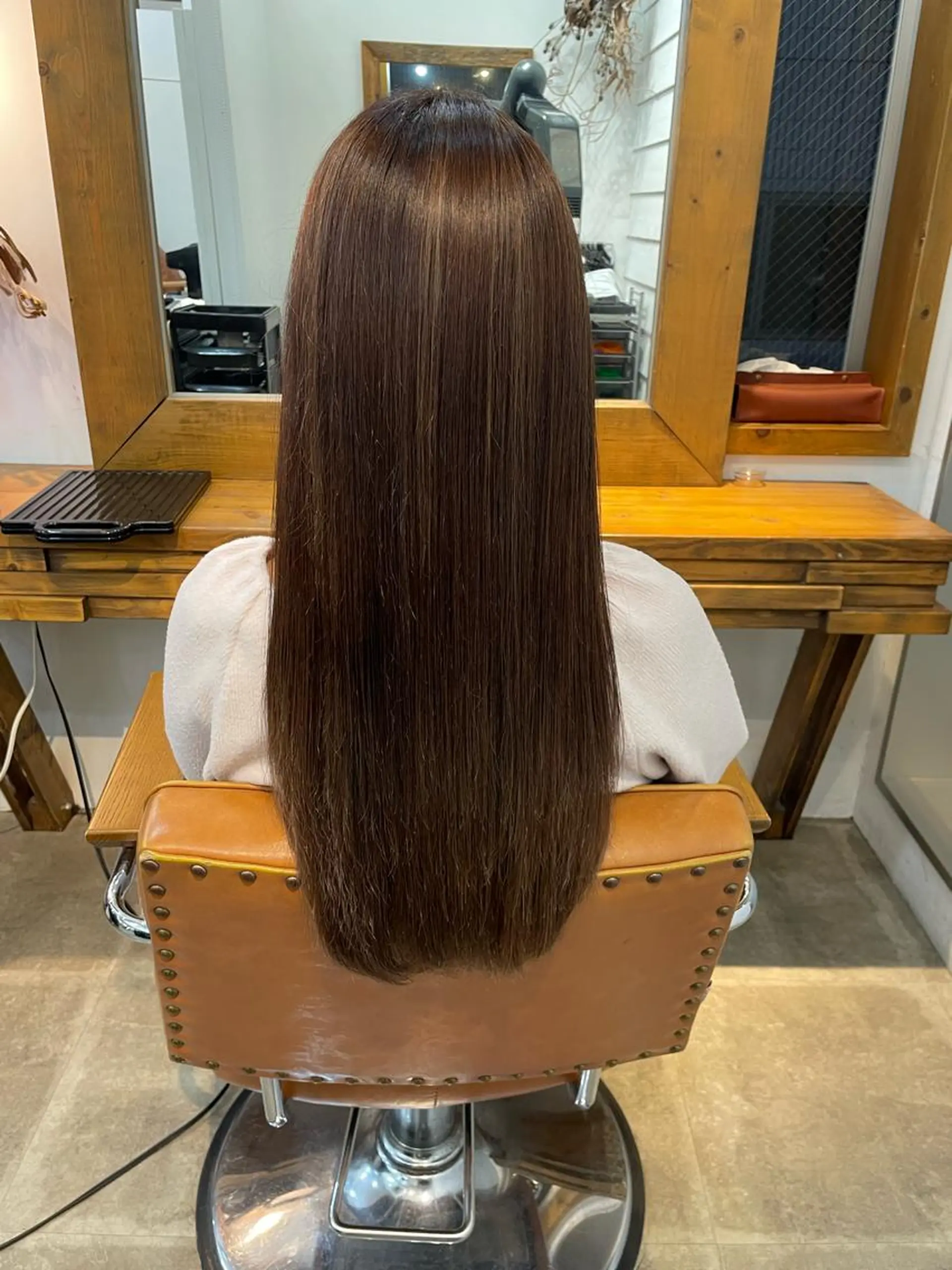 ロング カラー 松田 恋のヘアスタイル