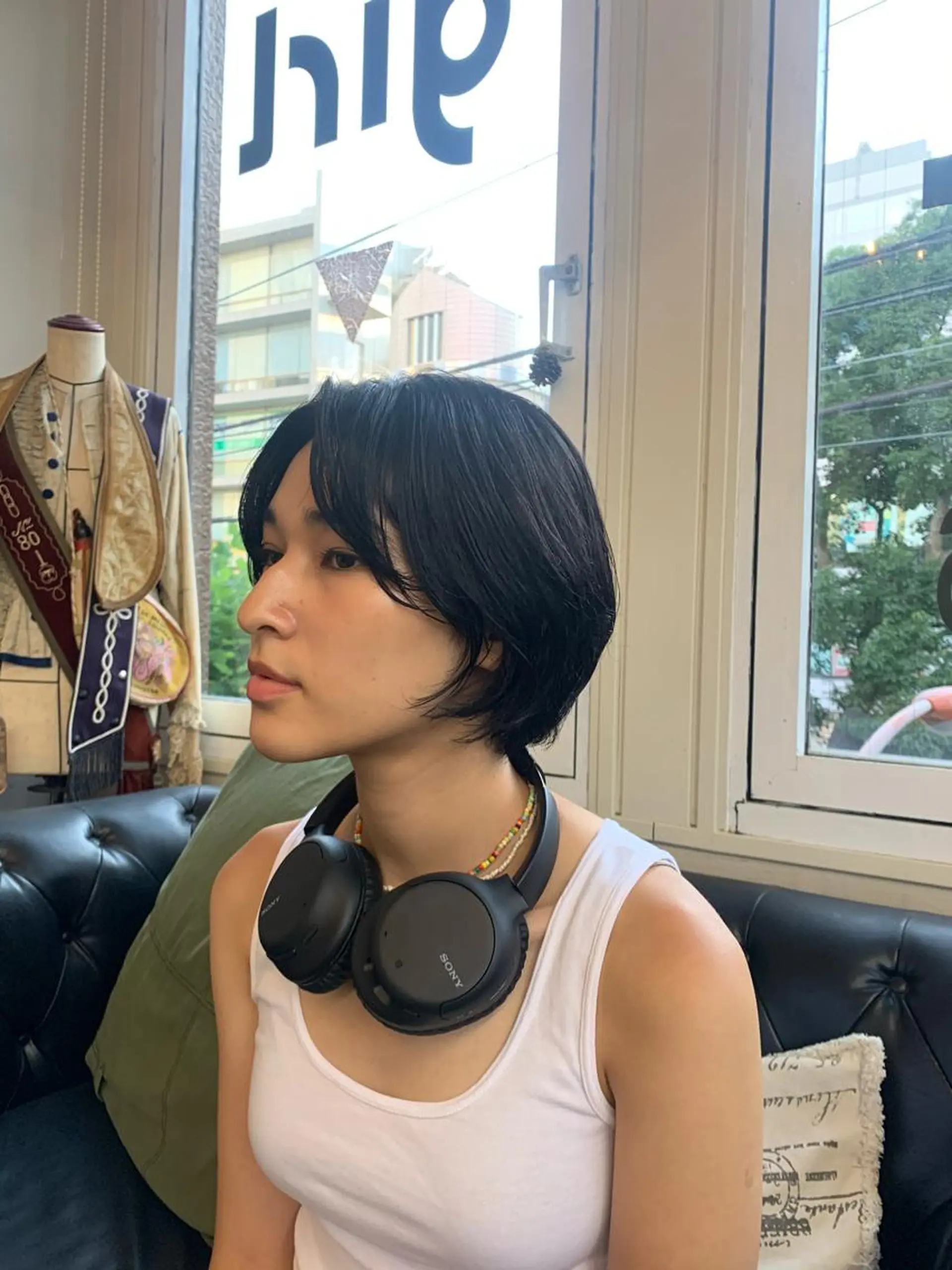 ショート カラー パーマ ヘアカラー hair design girl所属・［girl］ MIKIのヘアスタイル