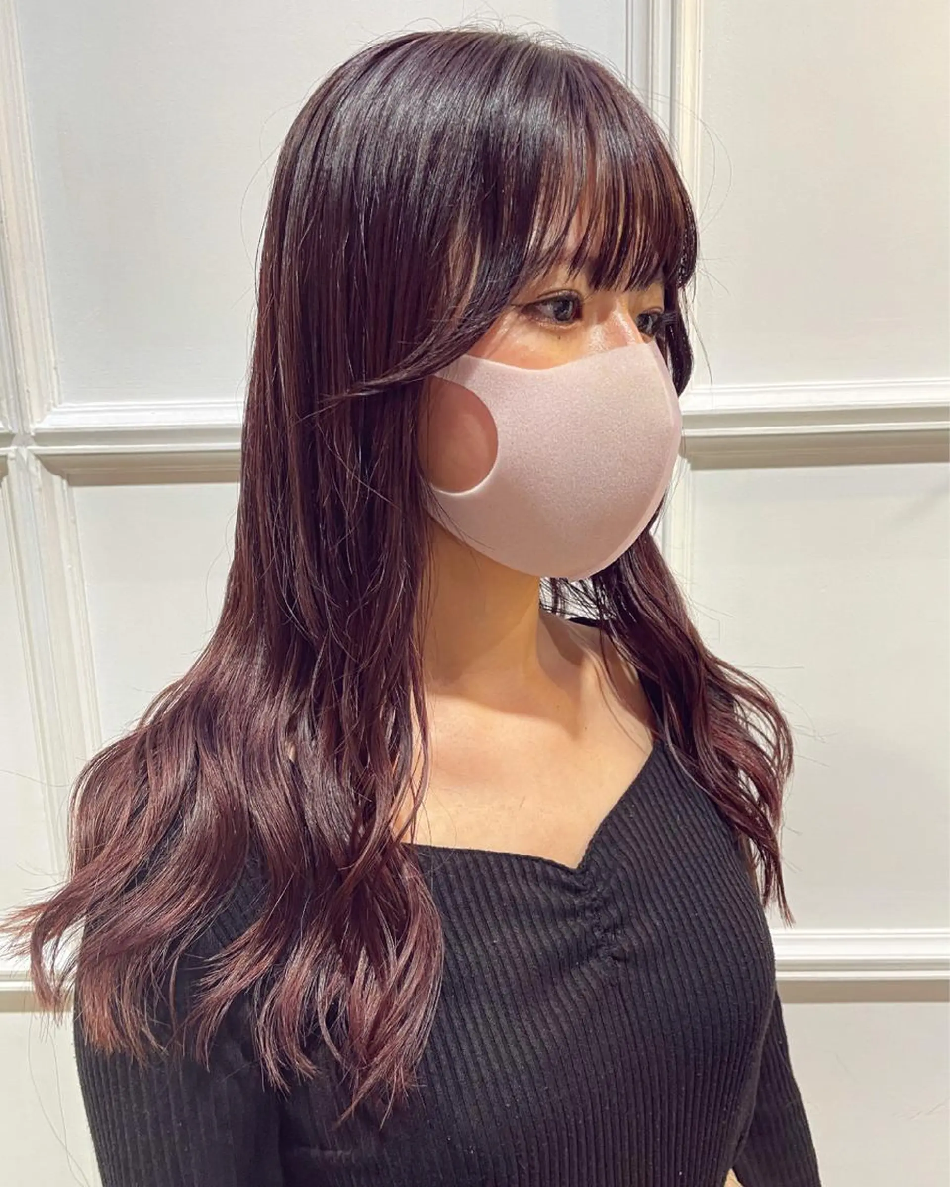 ロング カラー ヘアアレンジ 髪質改善カラー&TR 縮毛矯正/弱酸性矯正のヘアスタイル