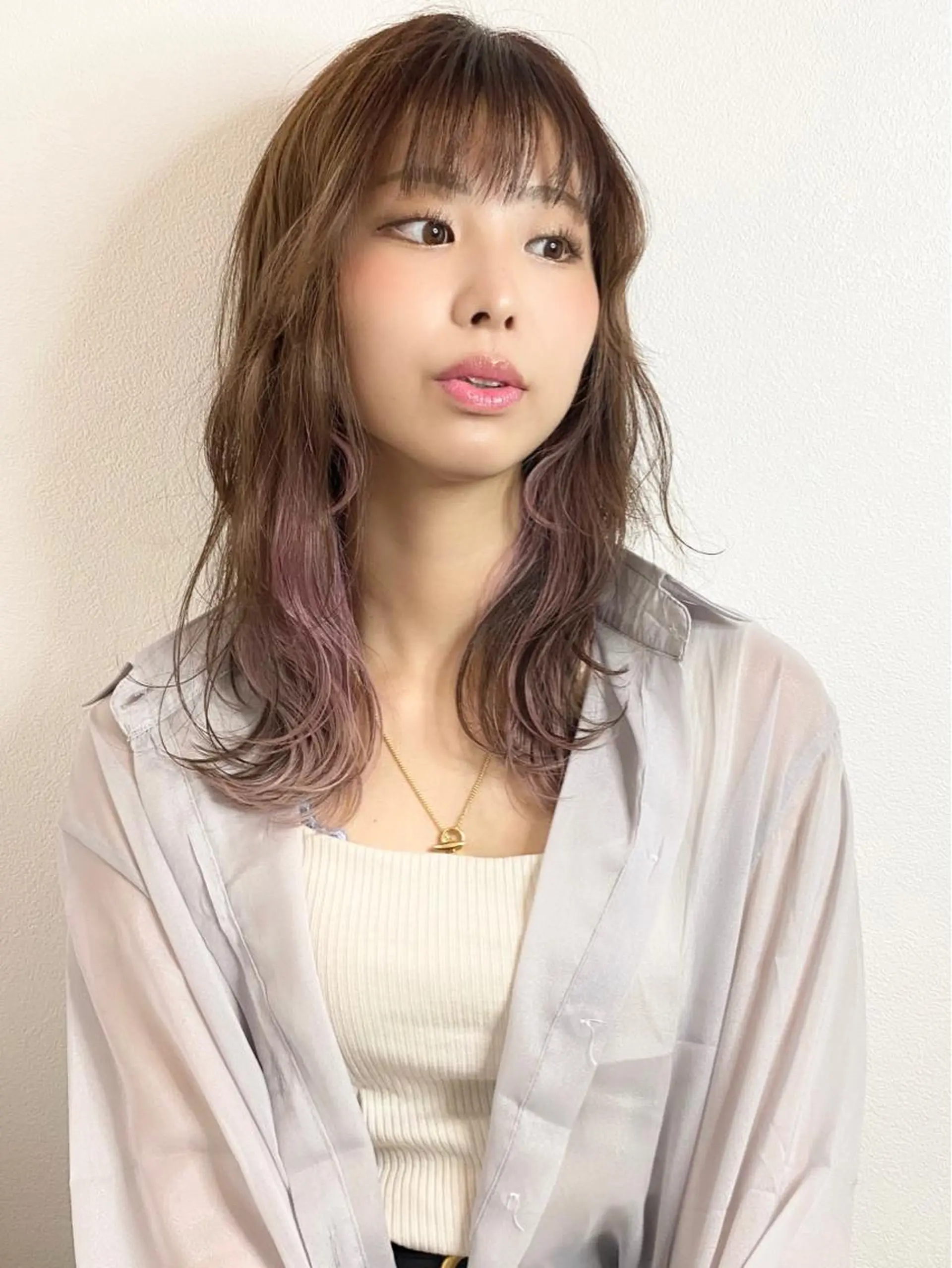 ロング ヘアカラー MYRTLE TSUNODAのヘアスタイル