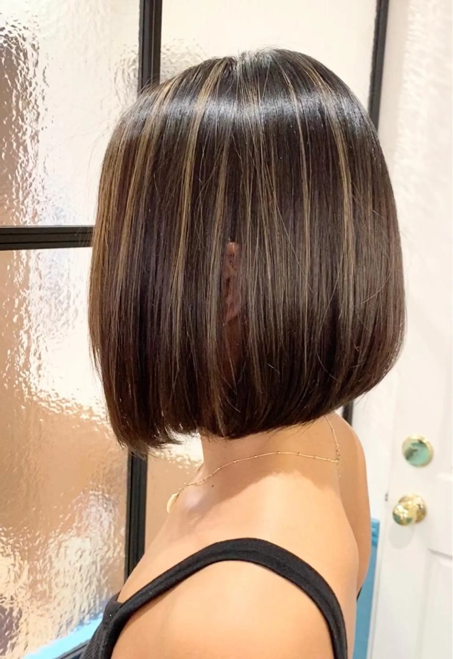 ショート salowin 原宿 aroa所属・韓国／ハッシュカット ／透明感カラー／金野のヘアスタイル