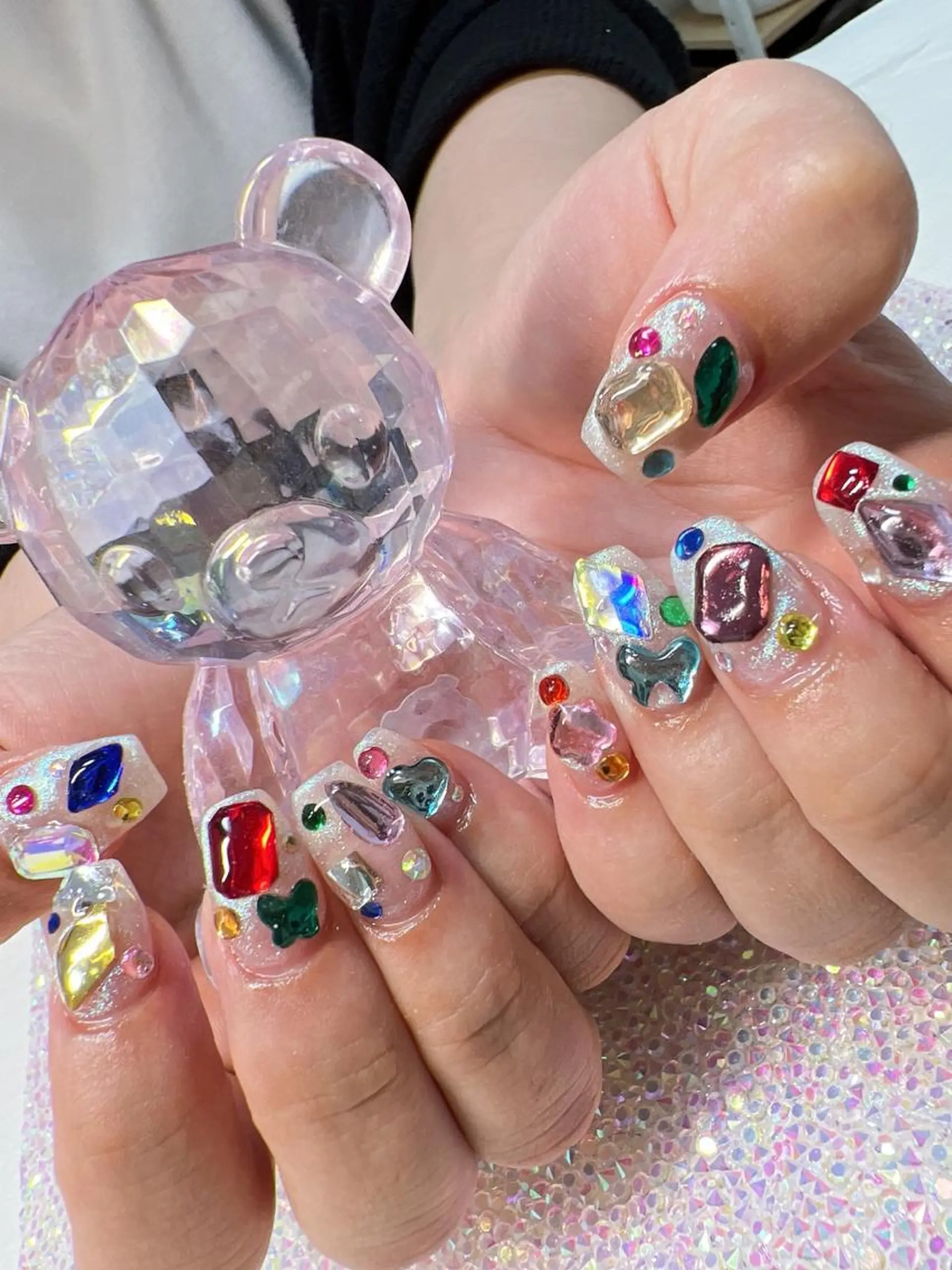 ネイル ストーンネイル coco nailのネイルデザイン