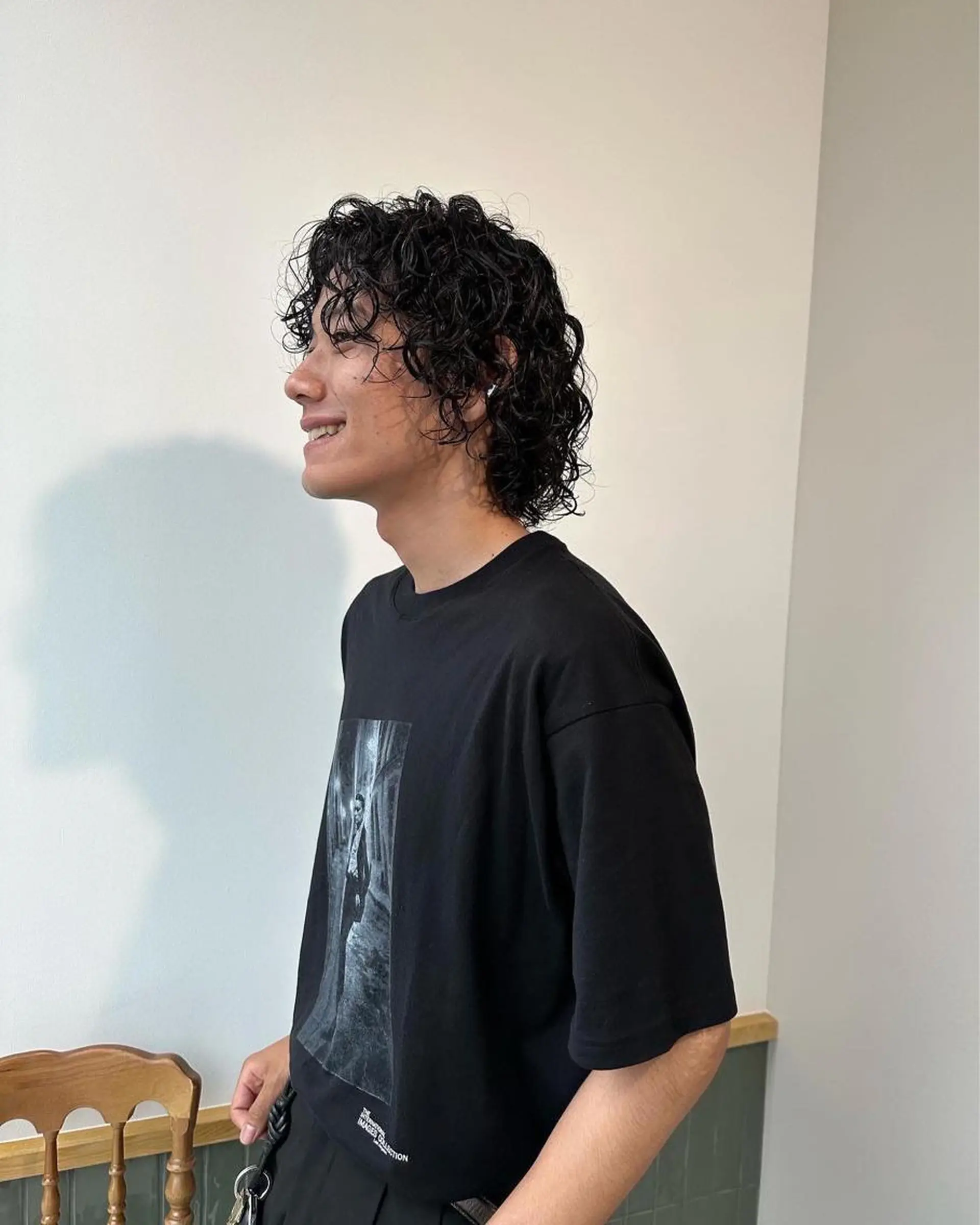 ミディアム カラー パーマ キッズ パーマ オトナヘア🌸 harukaのヘアスタイル