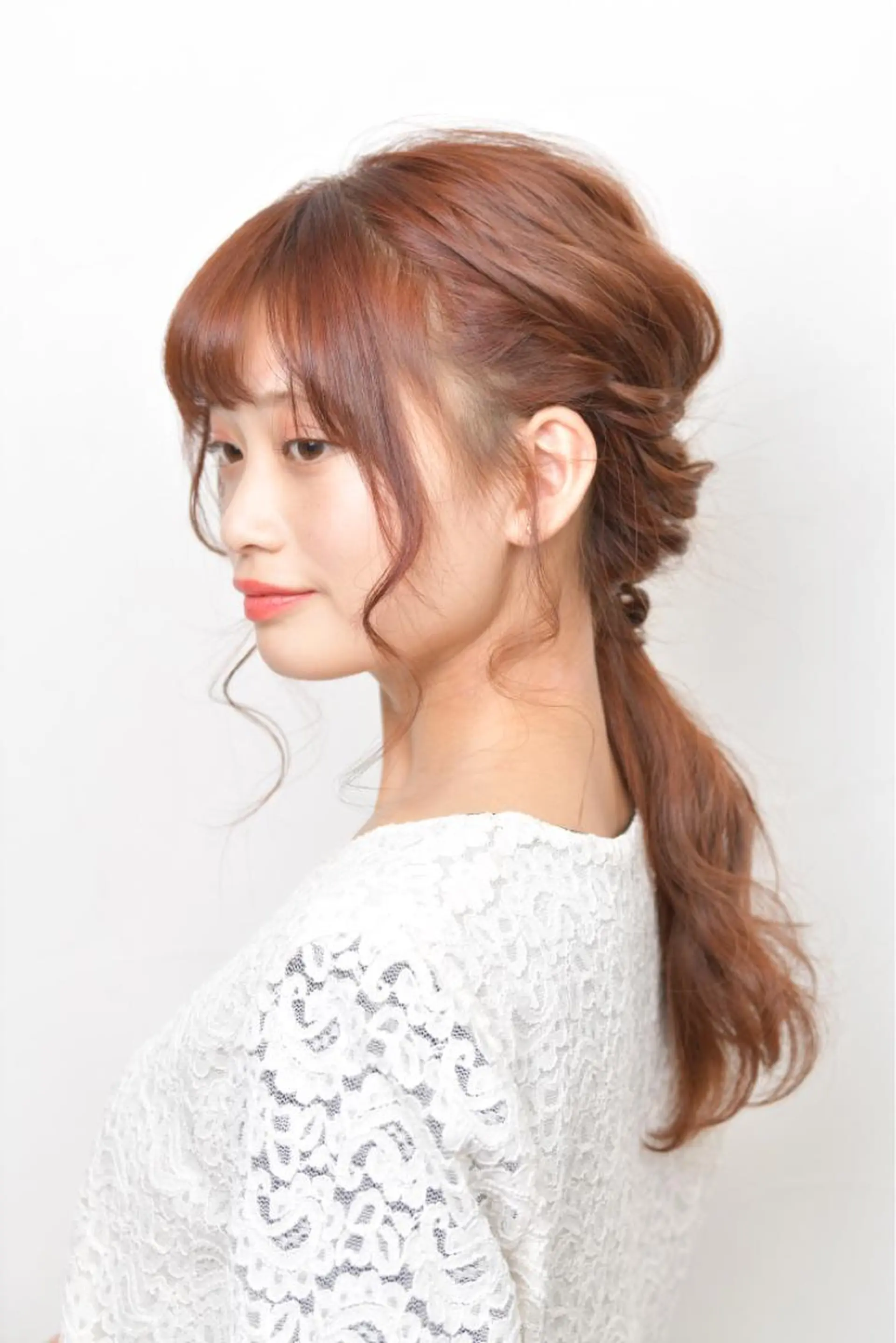 セミロング ヘアアレンジ トレンドヘアーに🌈 川村　静香のヘアスタイル