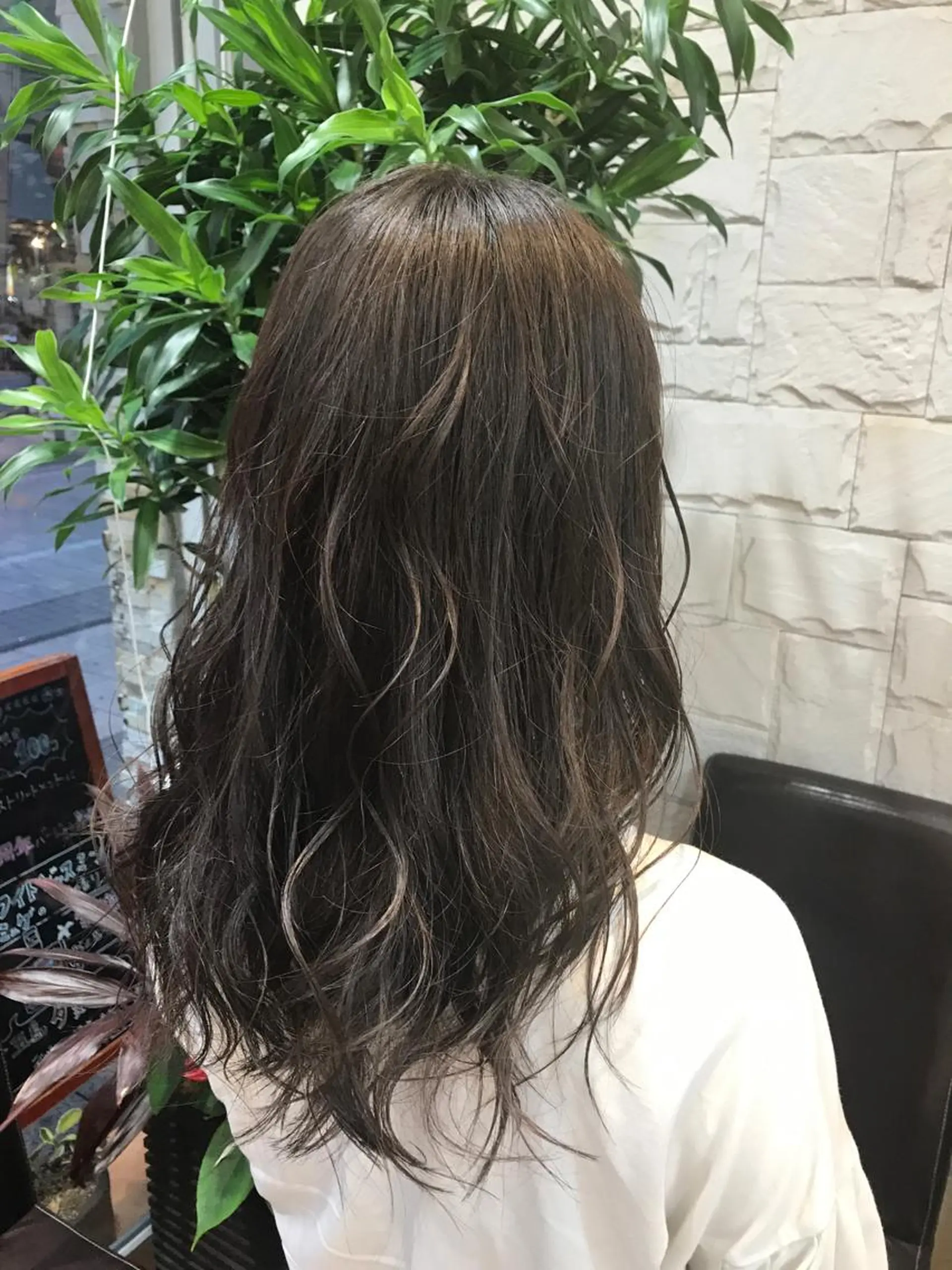 ミディアム カラー 髪質改善 艶髪🔵ﾌｾﾅｵﾔのヘアスタイル