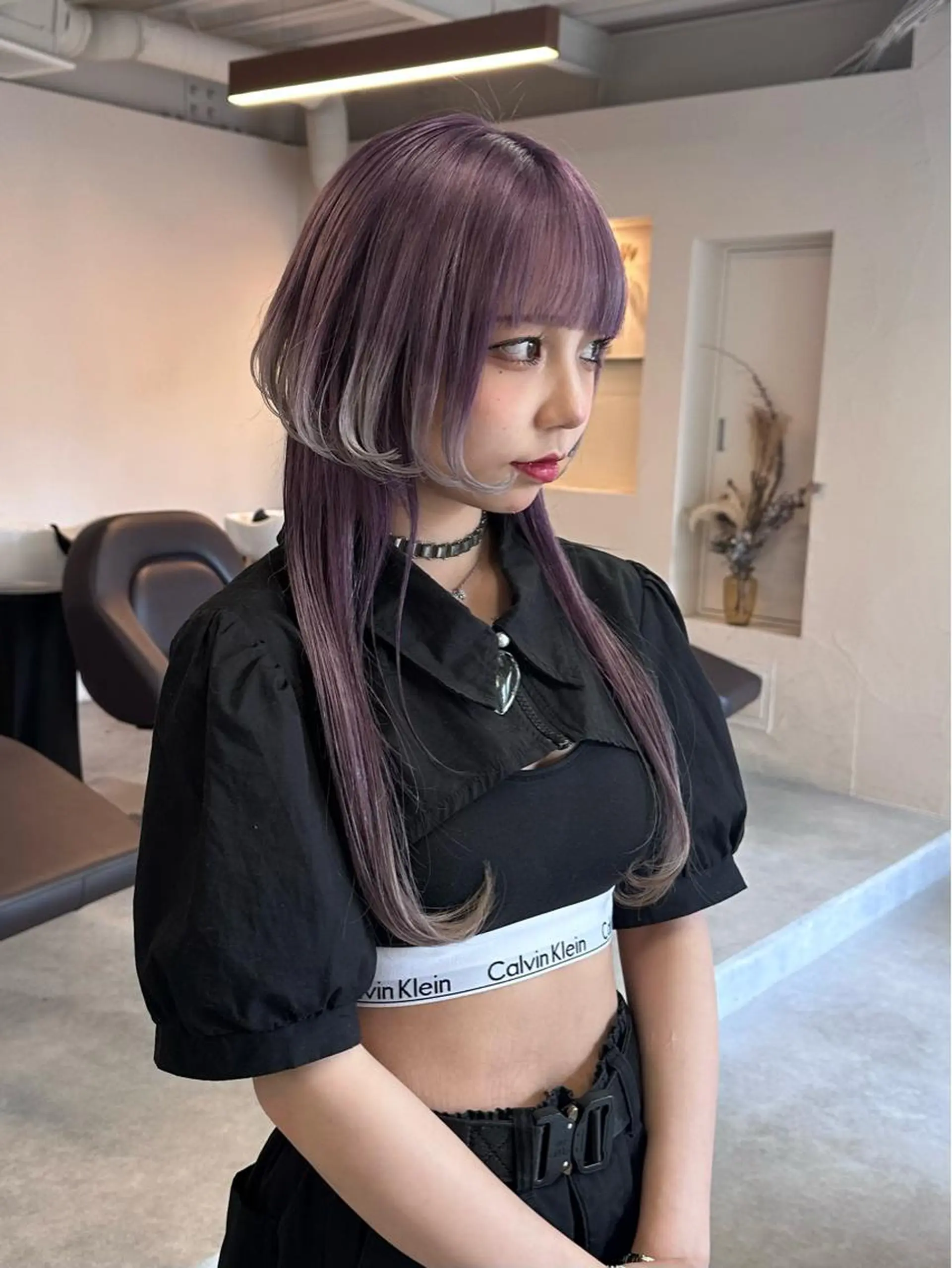 ロング カラー ハイトーン×似合わせ 🐾中川慎之介のヘアスタイル