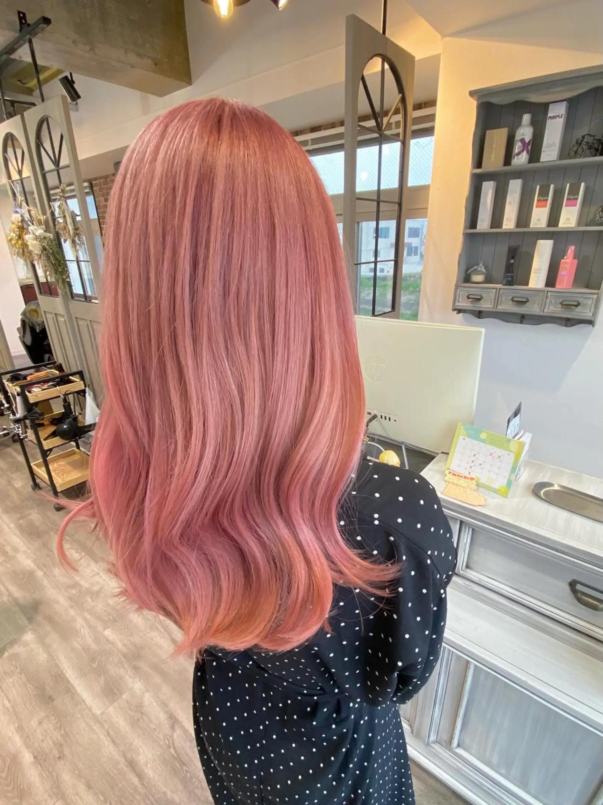 セミロング カット ヘアカラー トリートメント 粕川 達哉のヘアスタイル