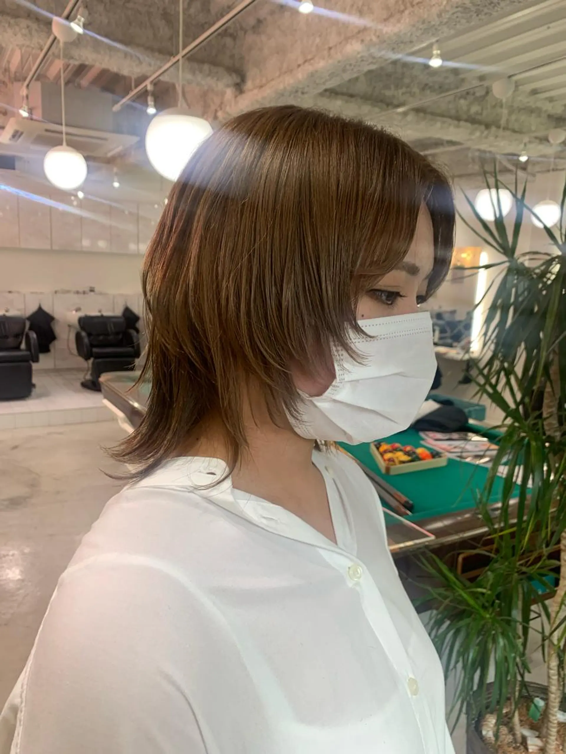 ショート 🧨ブリーチー×ボブ レイヤー💎じゅえるのヘアスタイル