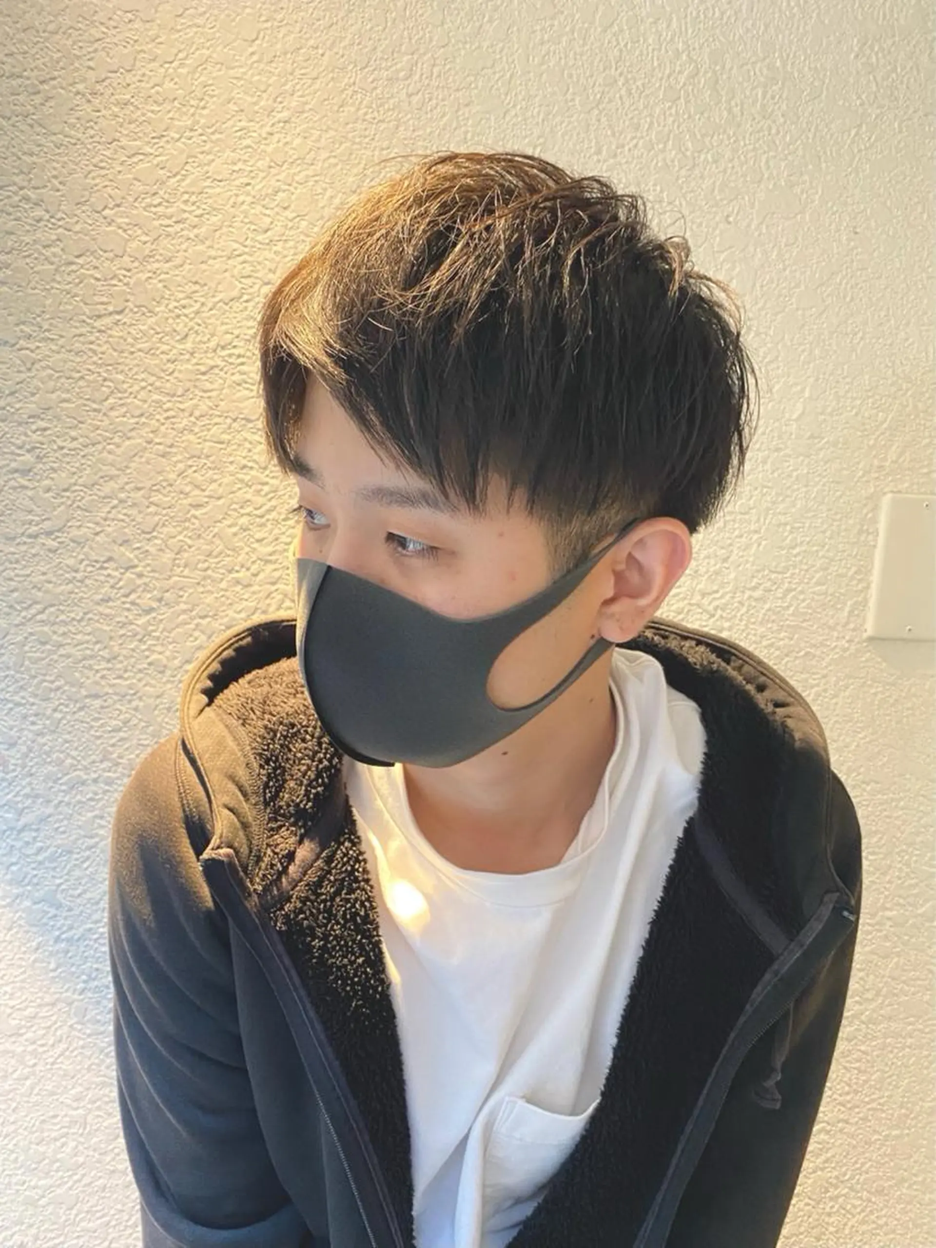 メンズ アップバング 小川 美奈のヘアスタイル