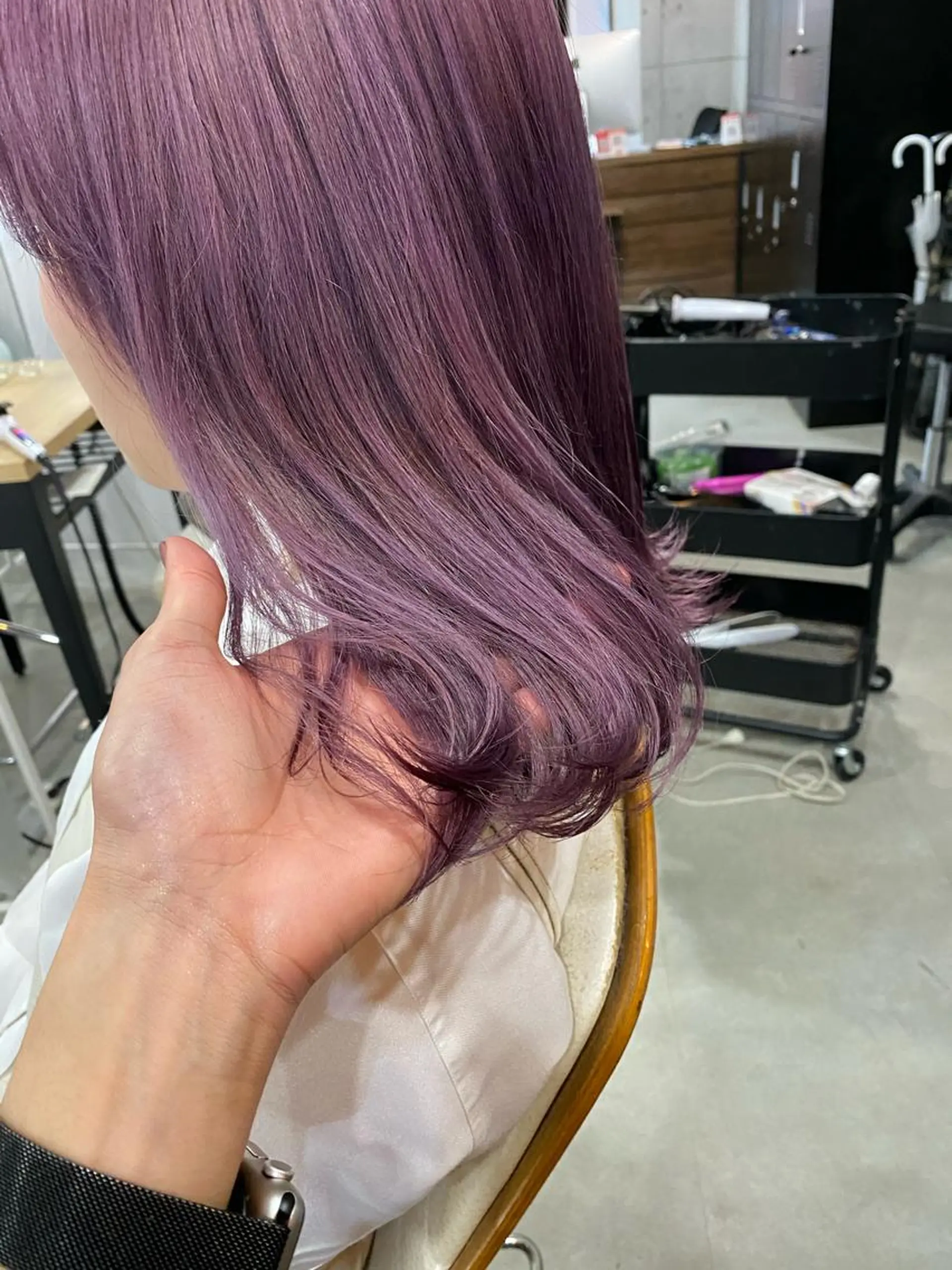 ミディアム 艶カラー💎 髪質改善🎈アトワのヘアスタイル