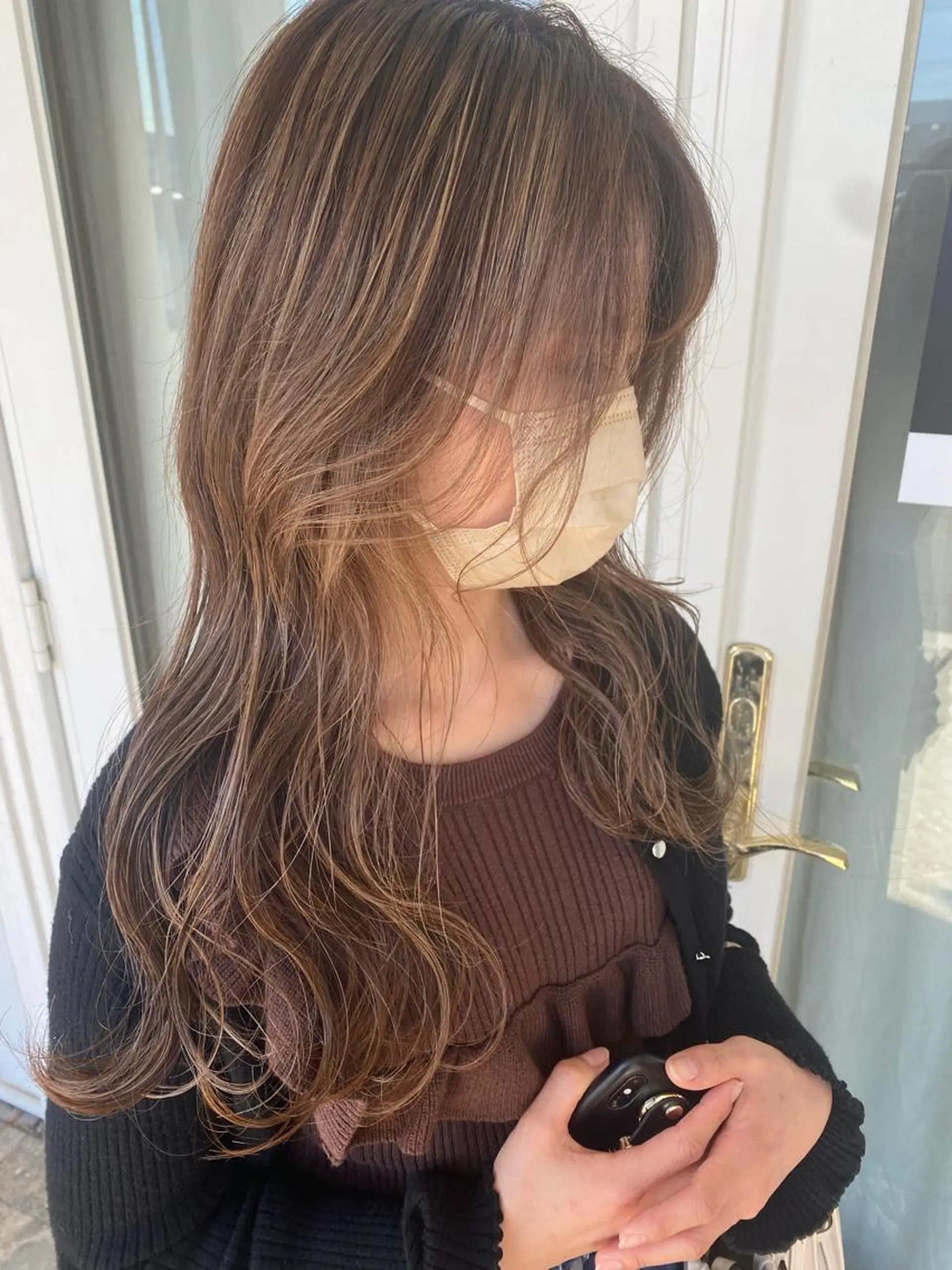 ロング カラー 🫧赤み消しカラー nanami🫧のヘアスタイル