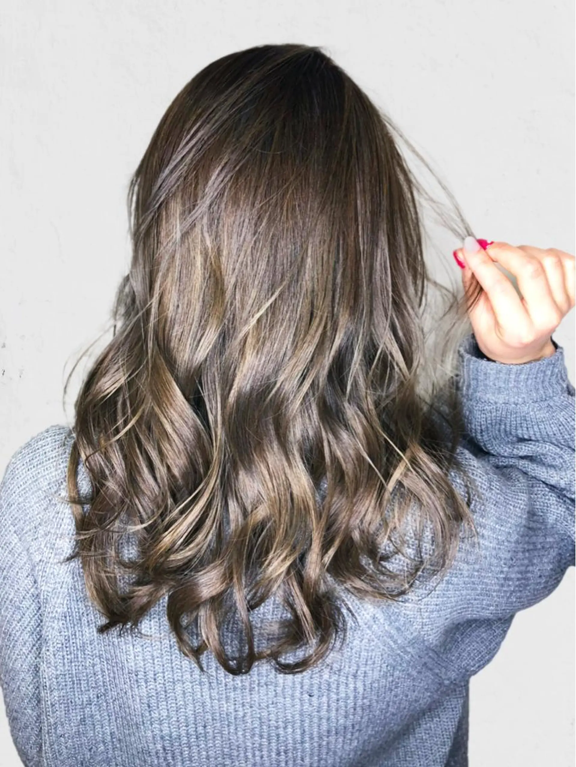 セミロング カラー ヘアアレンジ VIM hairおもろまち店のヘアスタイル