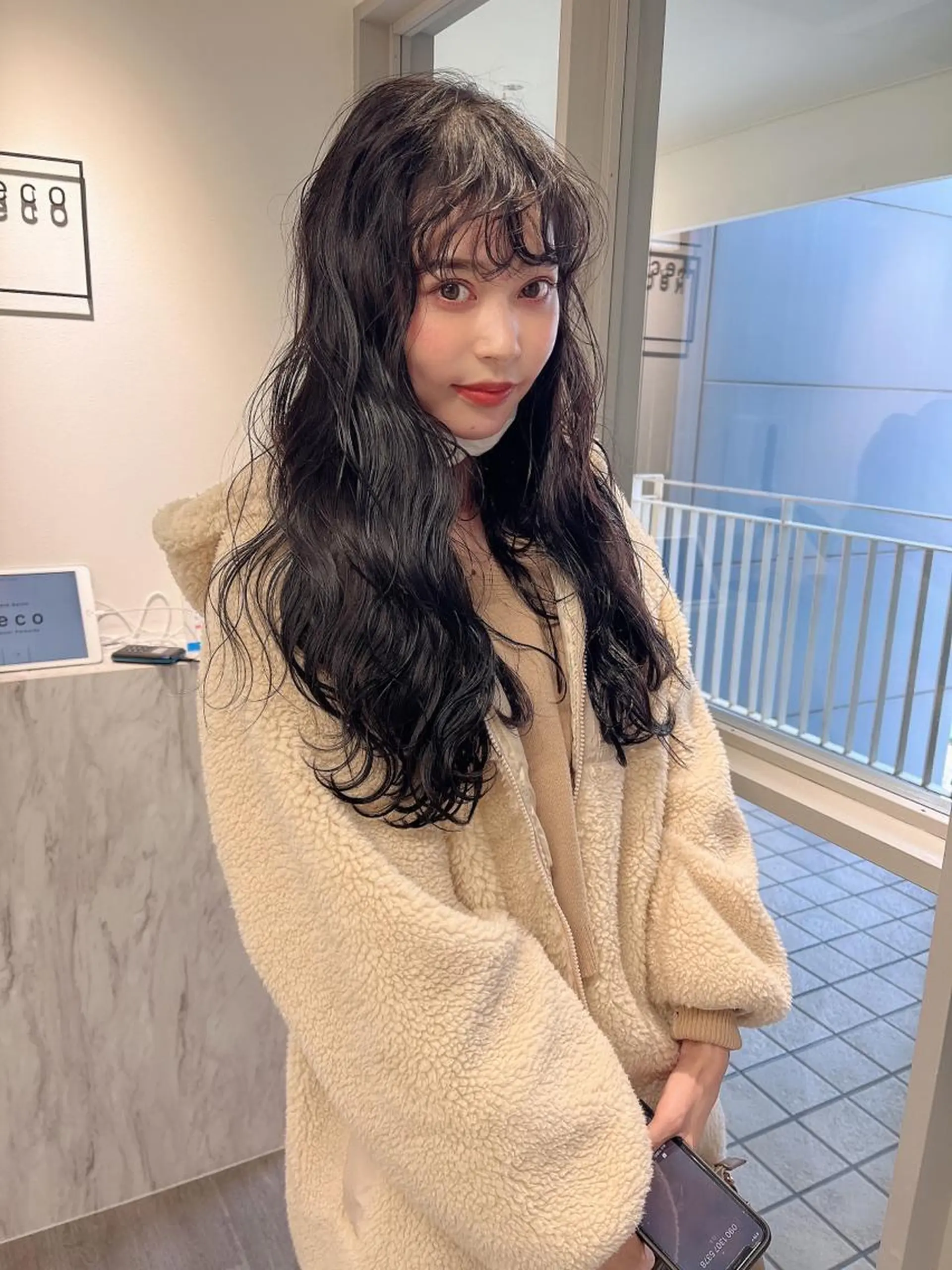 ロング ヘアアレンジ トリートメント umu.［韓国ヘア /レイヤーカット］のヘアスタイル