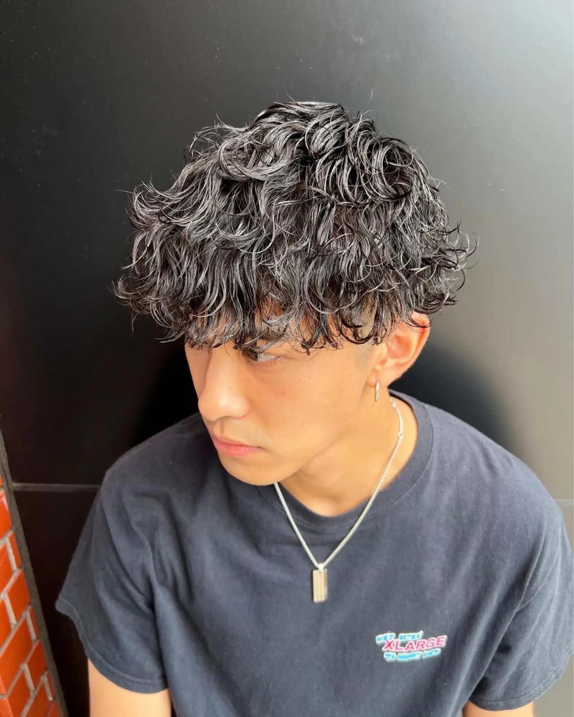 ショート パーマ 豊崎 佑輔のヘアスタイル