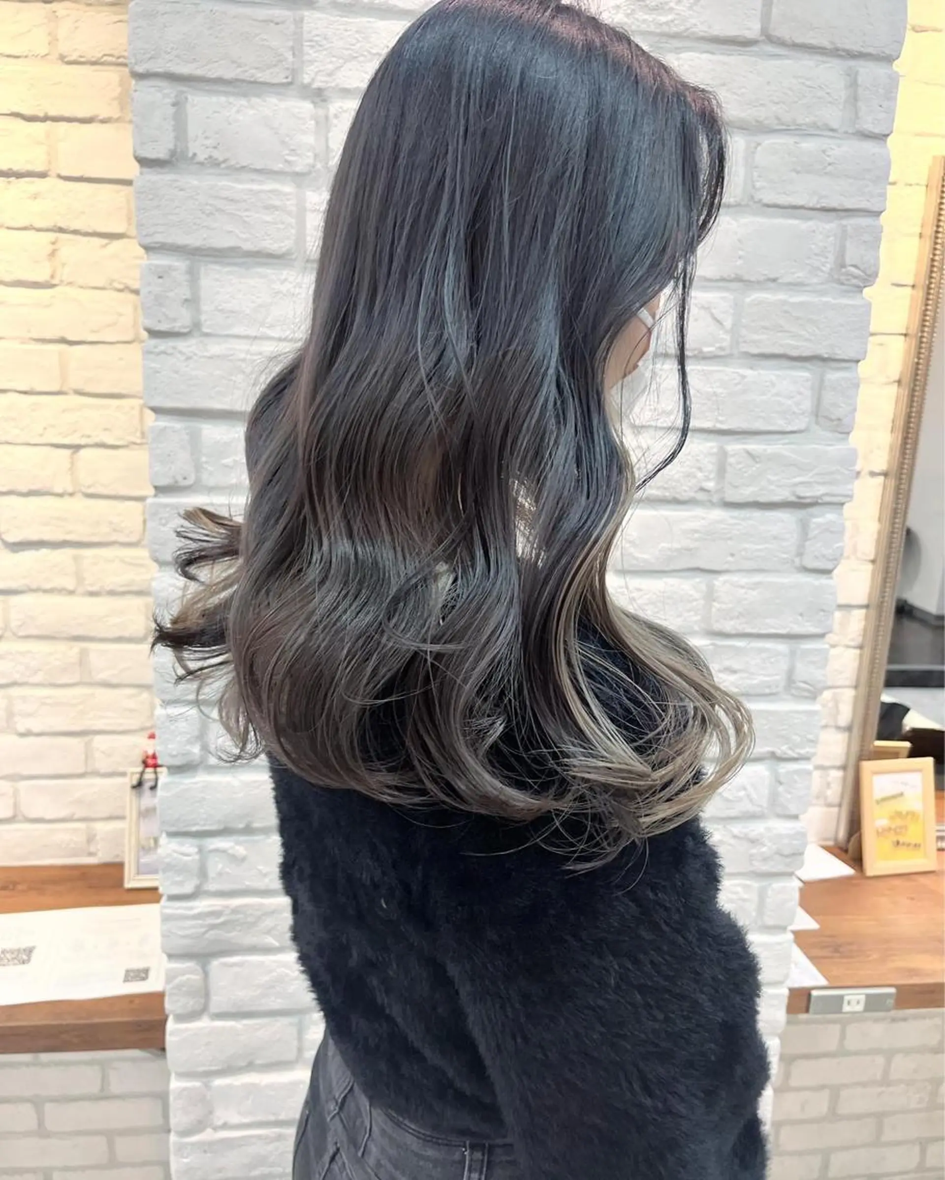 セミロング カラー ヘアアレンジ ブリーチなし/ レイヤー🌿runaのヘアスタイル