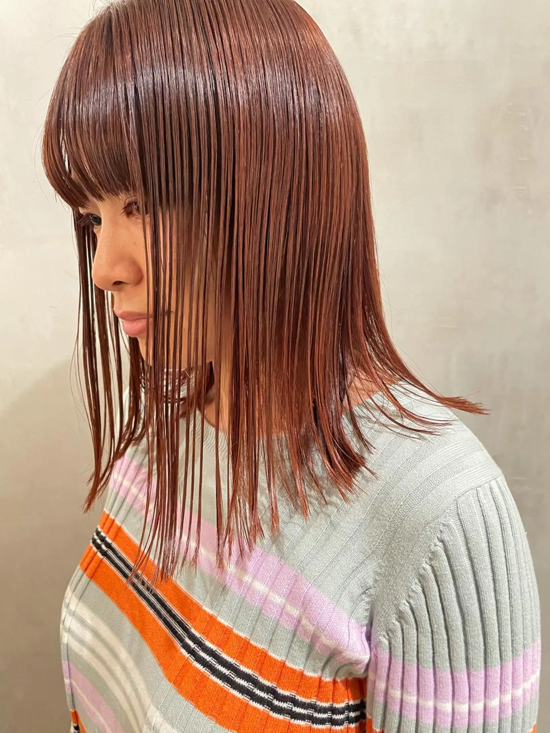 ミディアム カラー カット ヘアカラー トリートメント 優作 〜圧倒的信頼〜のヘアスタイル