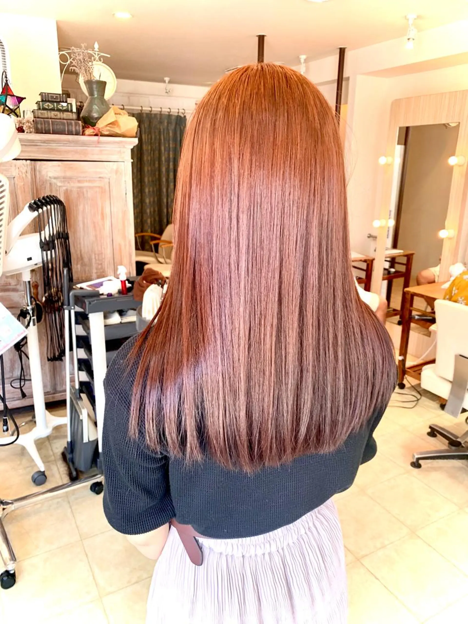 ロング カット 縮毛矯正 トリートメント ヘッドスパ nishimura makotoのヘアスタイル