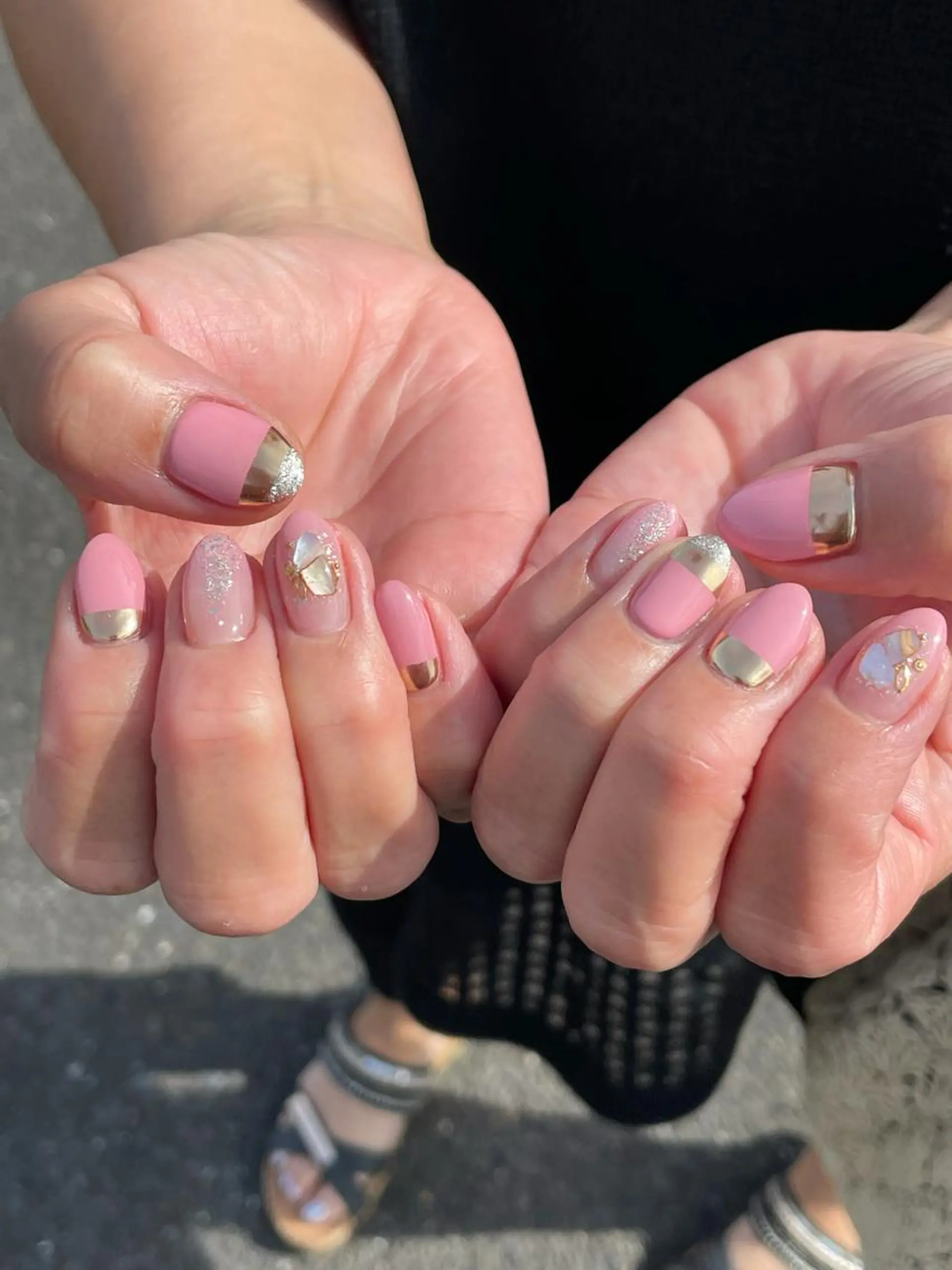 ネイル アートネイル ニュアンスネイル ハンドネイル kipinail 川﨑えりかのネイルデザイン