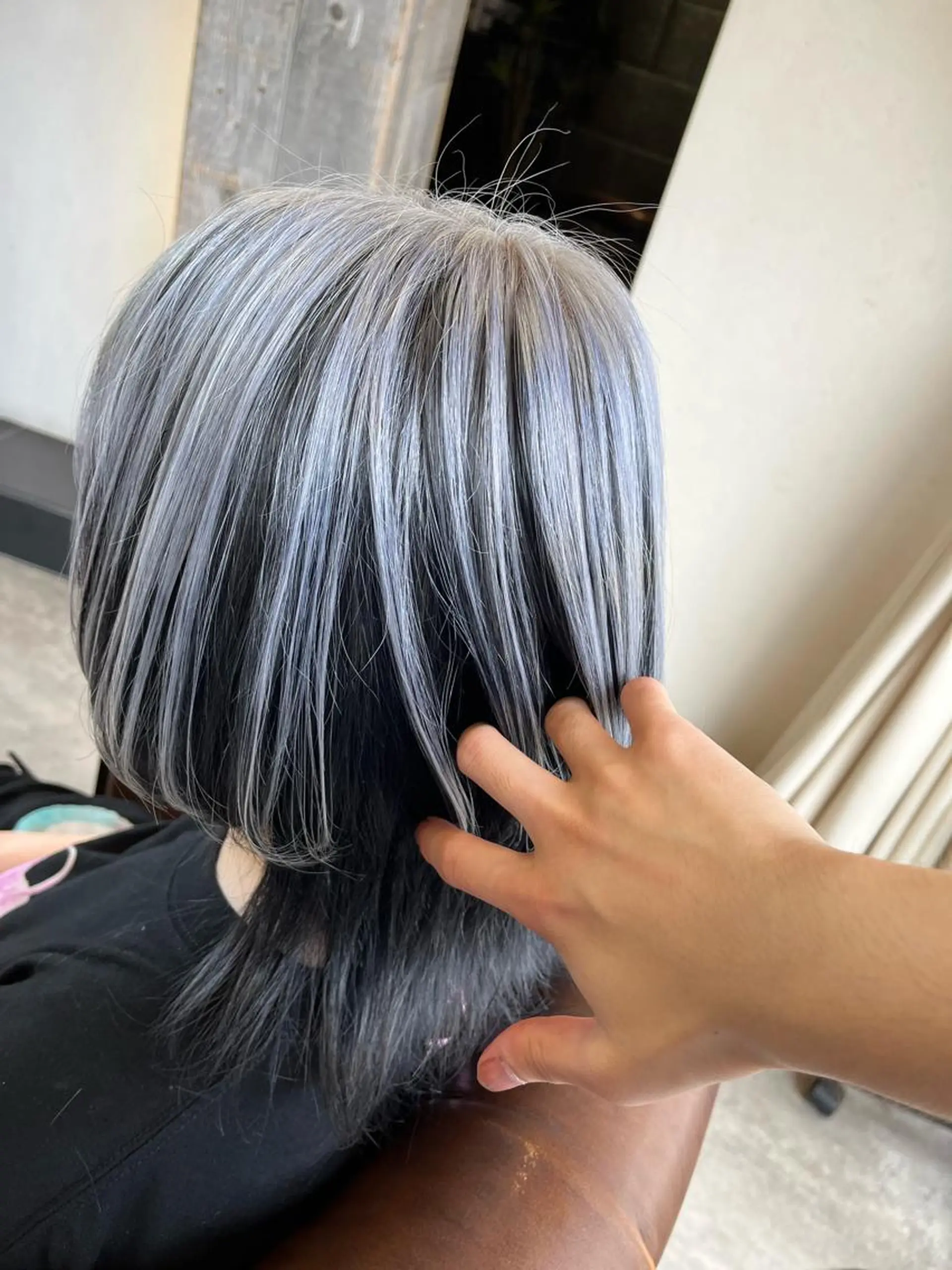 セミロング カラー 🟢NEGi🟣 🫧髪質改善のヘアスタイル