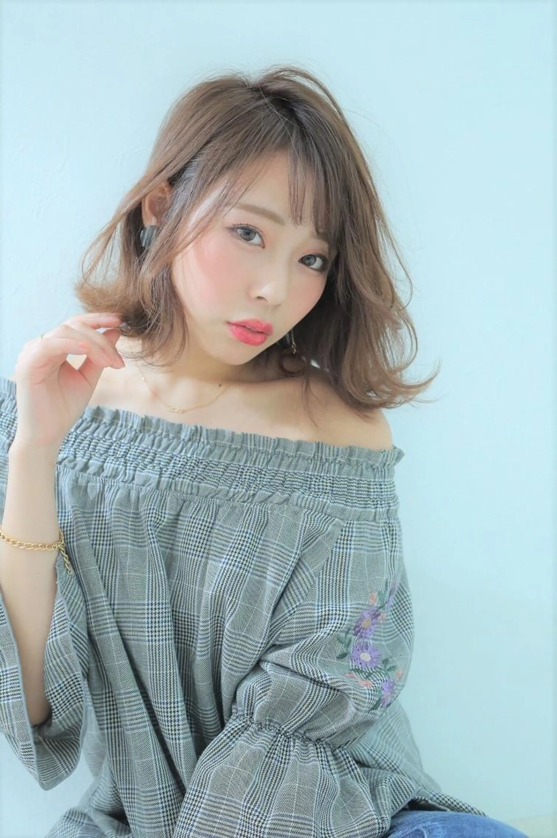 ミディアム 指名支持率NO.1 スタイリストのヘアスタイル