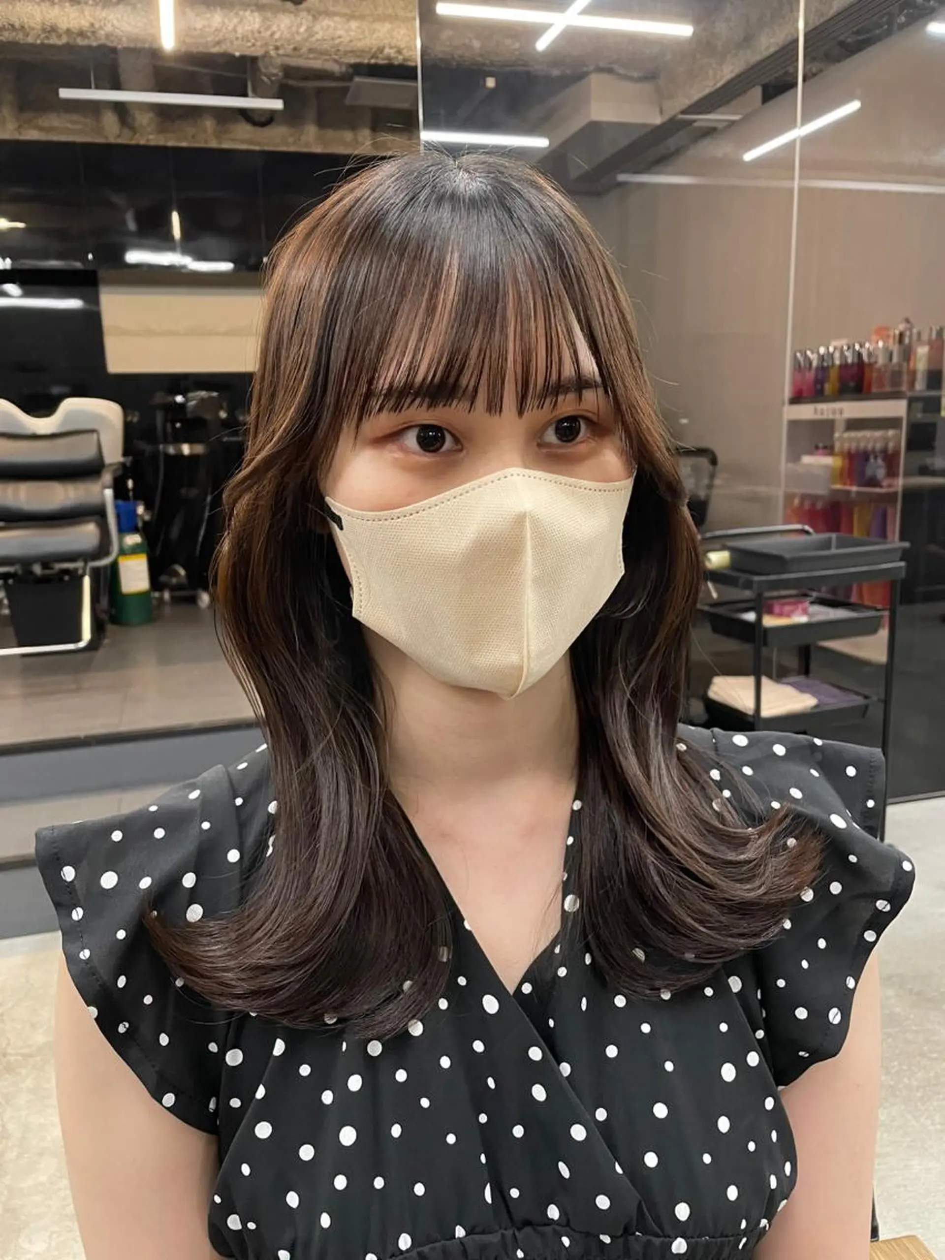 ミディアム Allure所属・伊藤 莉奈　韓国ヘアのヘアスタイル