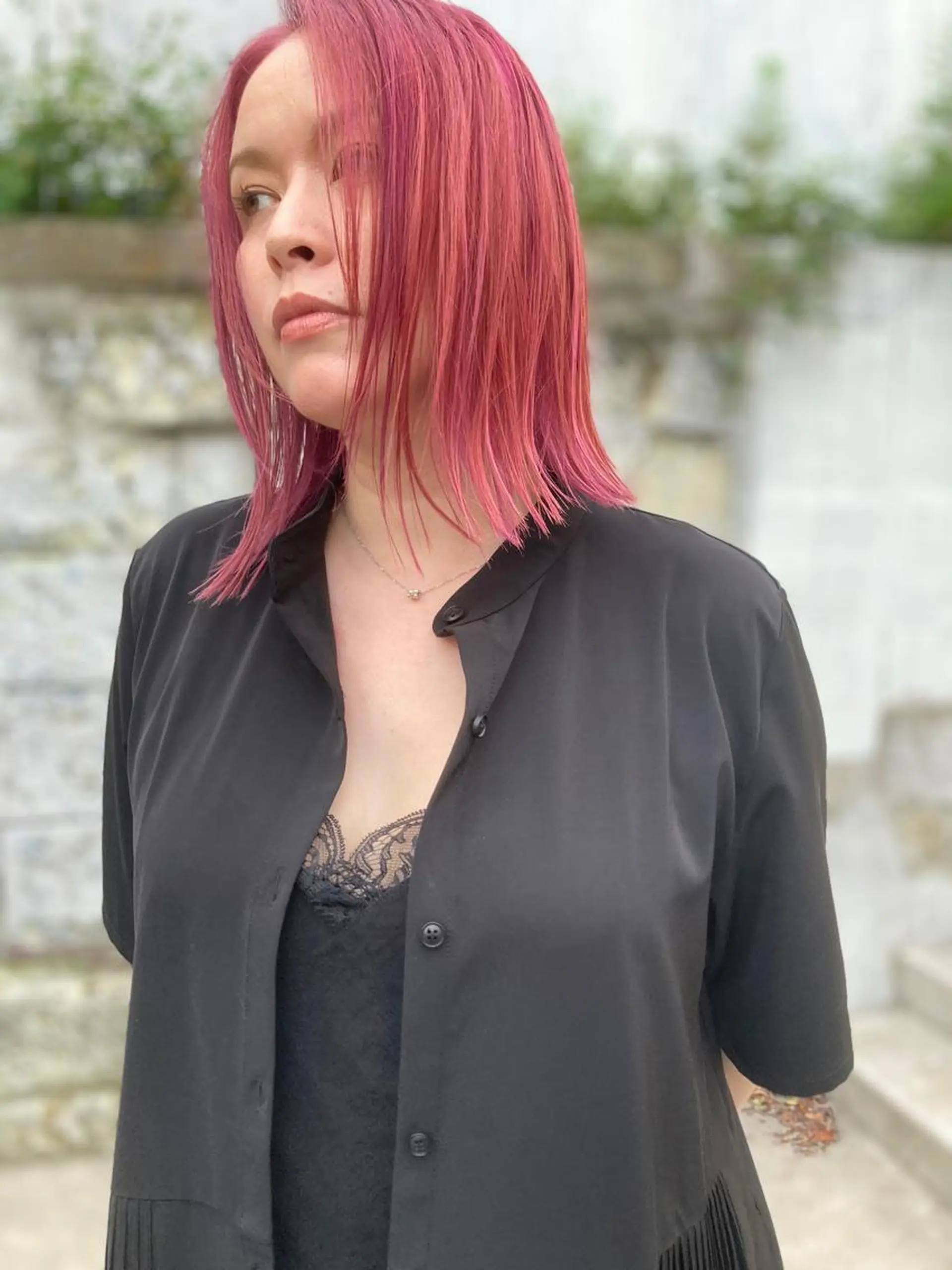 ミディアム カラー ピンクカラー ボブ ainico.所属・髪質改善　艶髪✨ Teppeiのヘアスタイル