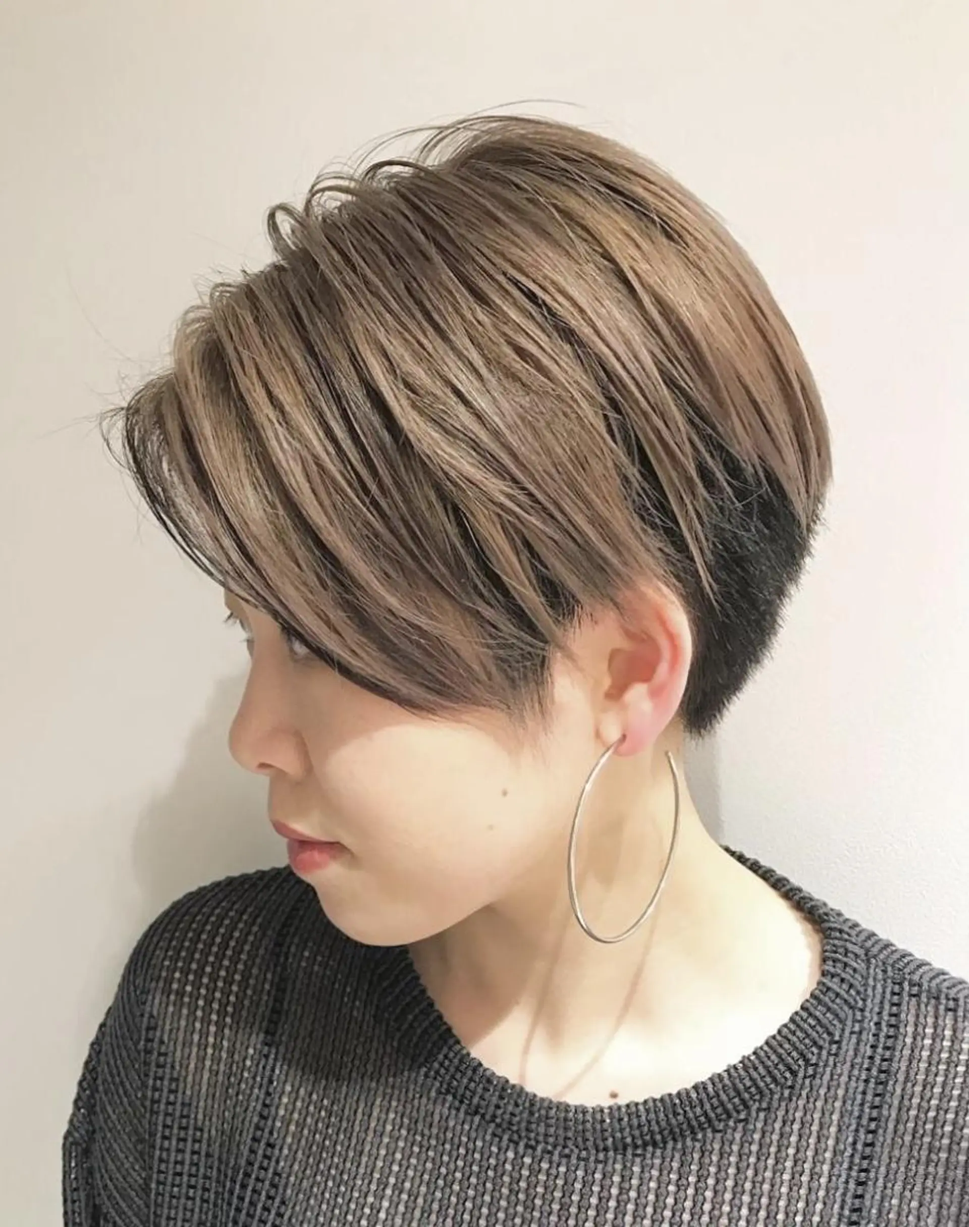 ショート カラー 銀座店長🌟 片山雄太のヘアスタイル