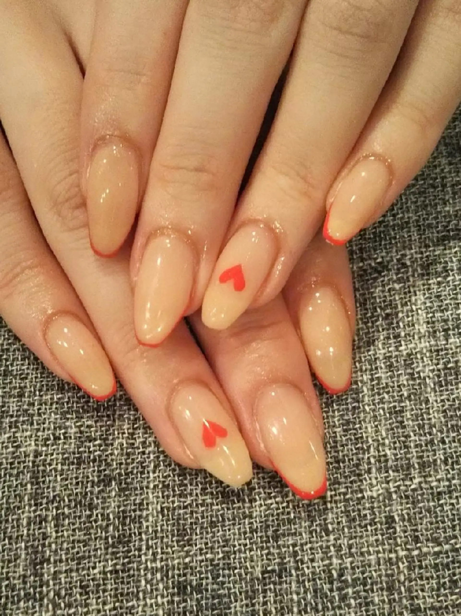 ネイル ハート ハンドネイル private salon mieのネイルデザイン