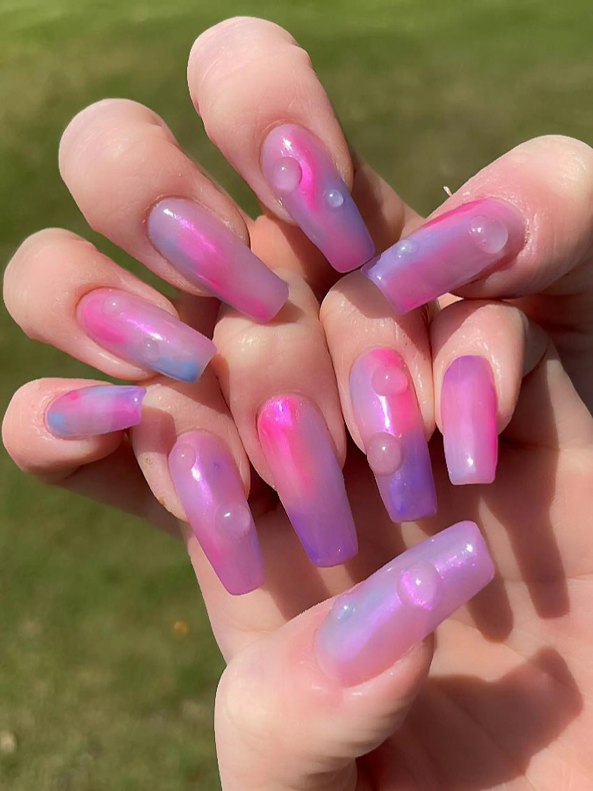 ネイル 🫧飛山琉桜/二条 ネイルアート/束感のマツエク・マツパデザイン