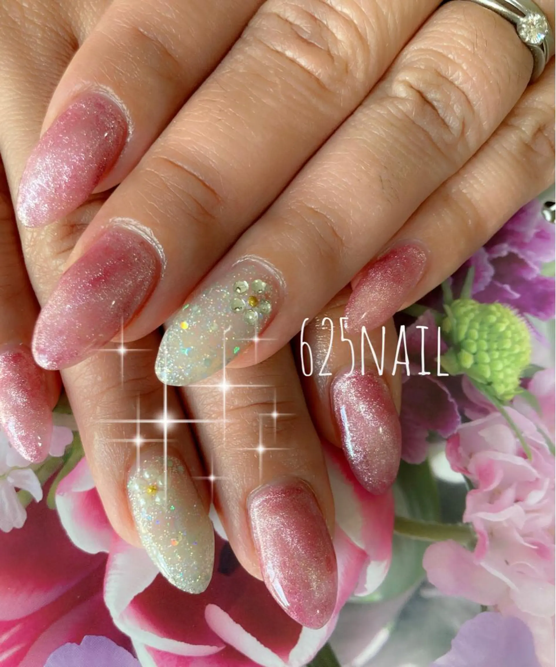 ネイル 625nail 無料P有/春日白水のネイルデザイン