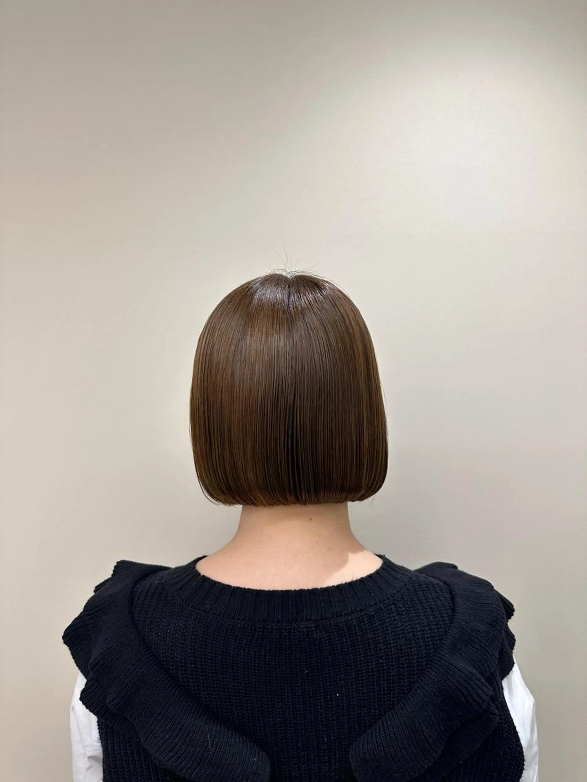 ショート カラー ボブ 高槻裕二 ショートボブ縮毛矯正のヘアスタイル