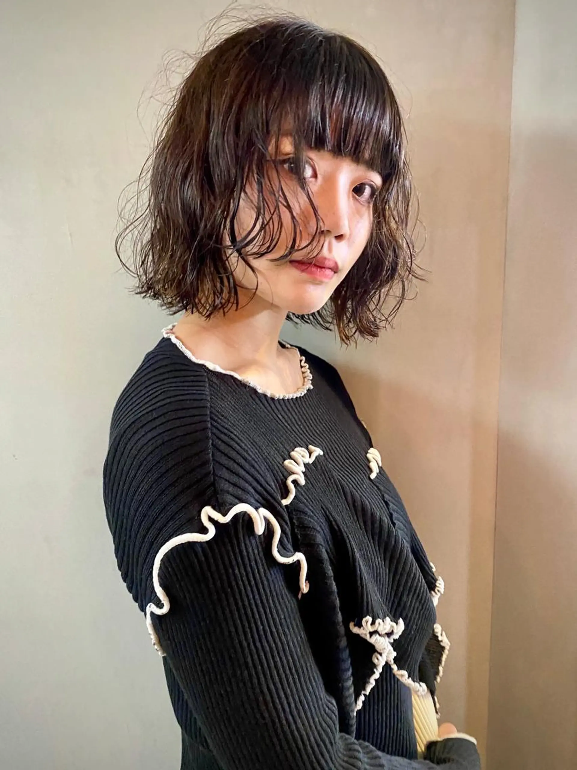 ミディアム カット パーマ GATTACA所属・KEI gattacaのヘアスタイル