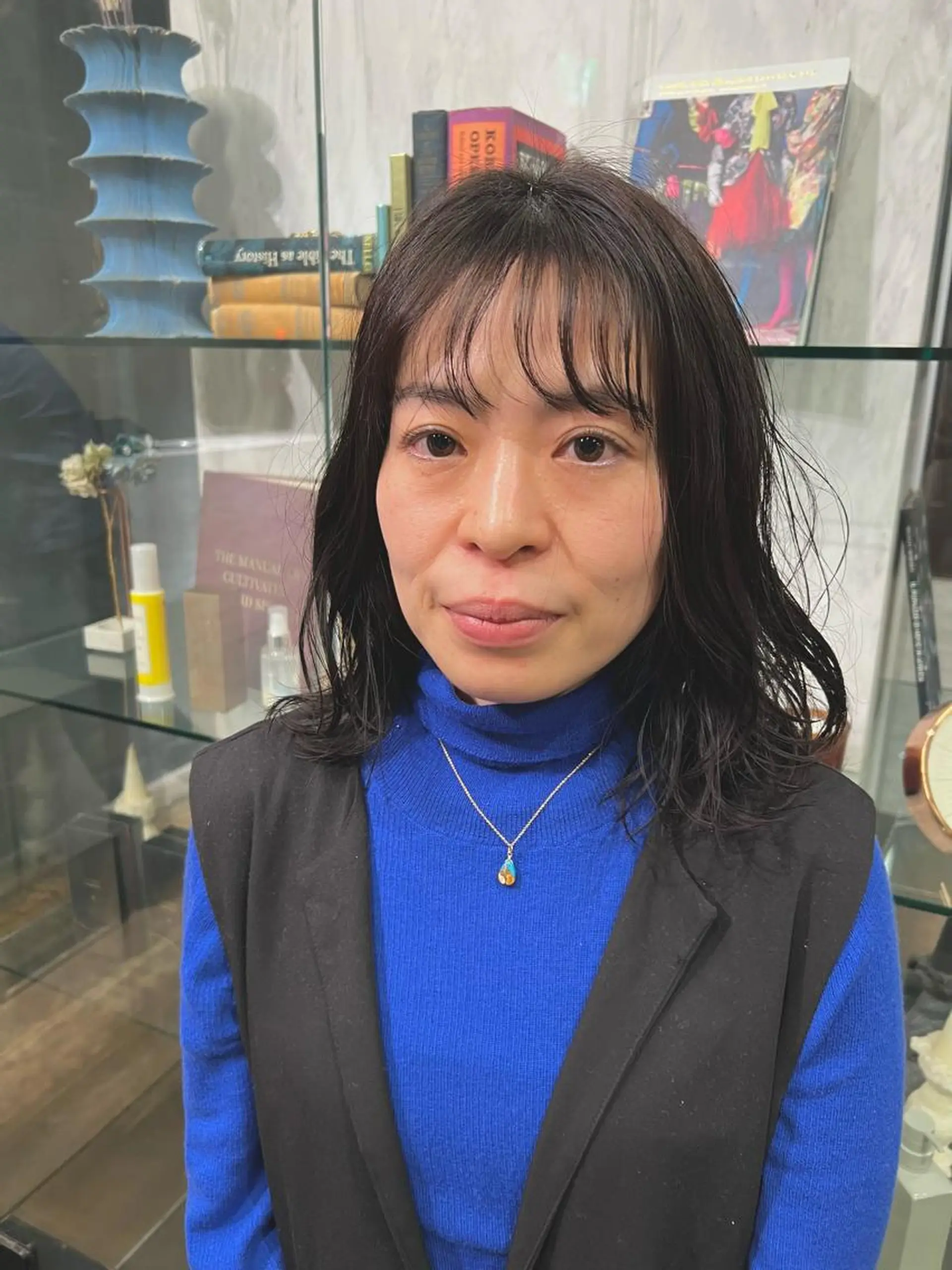 セミロング セミロングパーマ ROBBY所属・松井美樹/似合わせ ガーリー・韓国のヘアスタイル