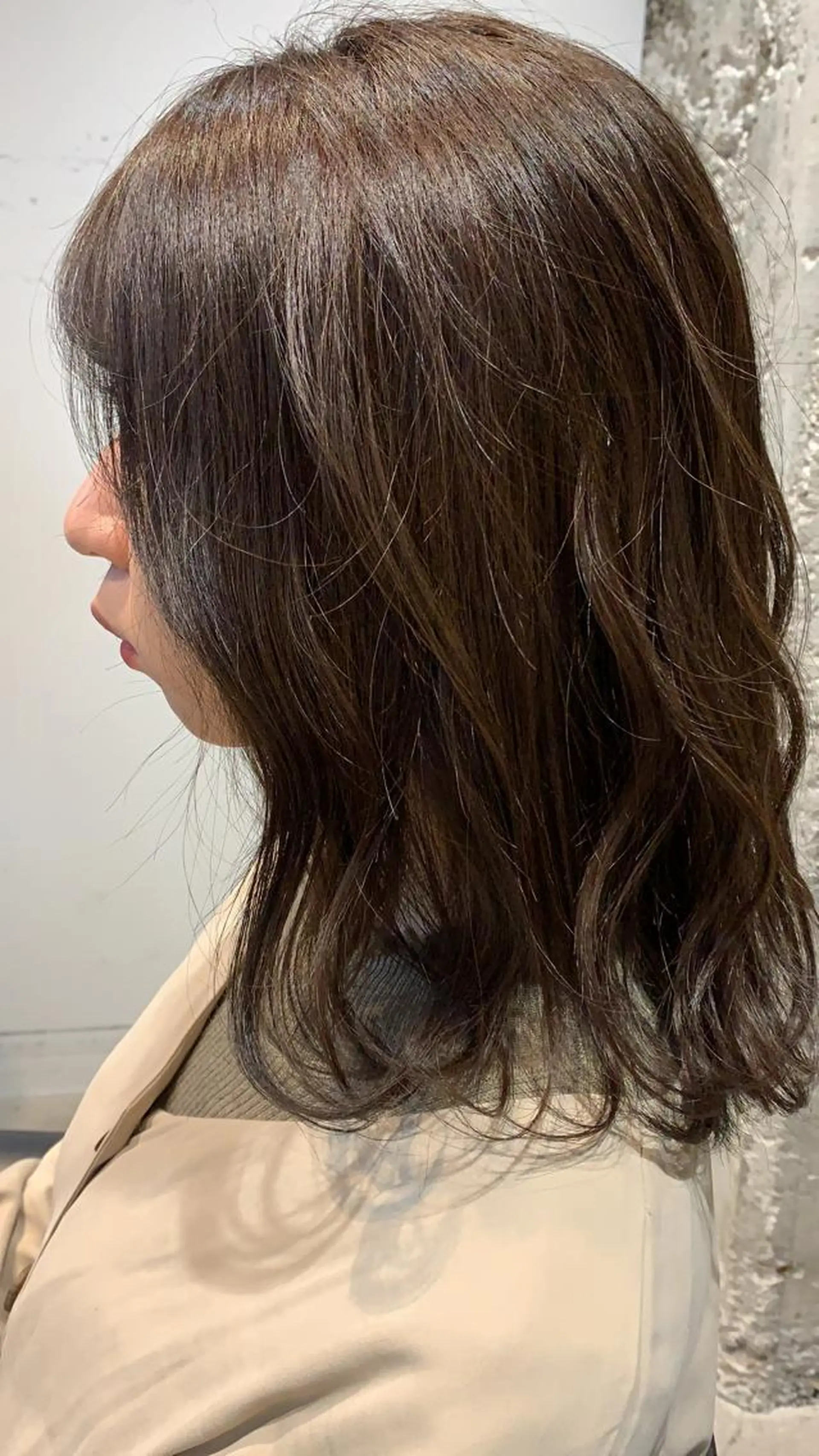 ミディアム カラー パーマ ヘアカラー トリートメント 🌈艶髪/髪質改善 新宿itouのヘアスタイル
