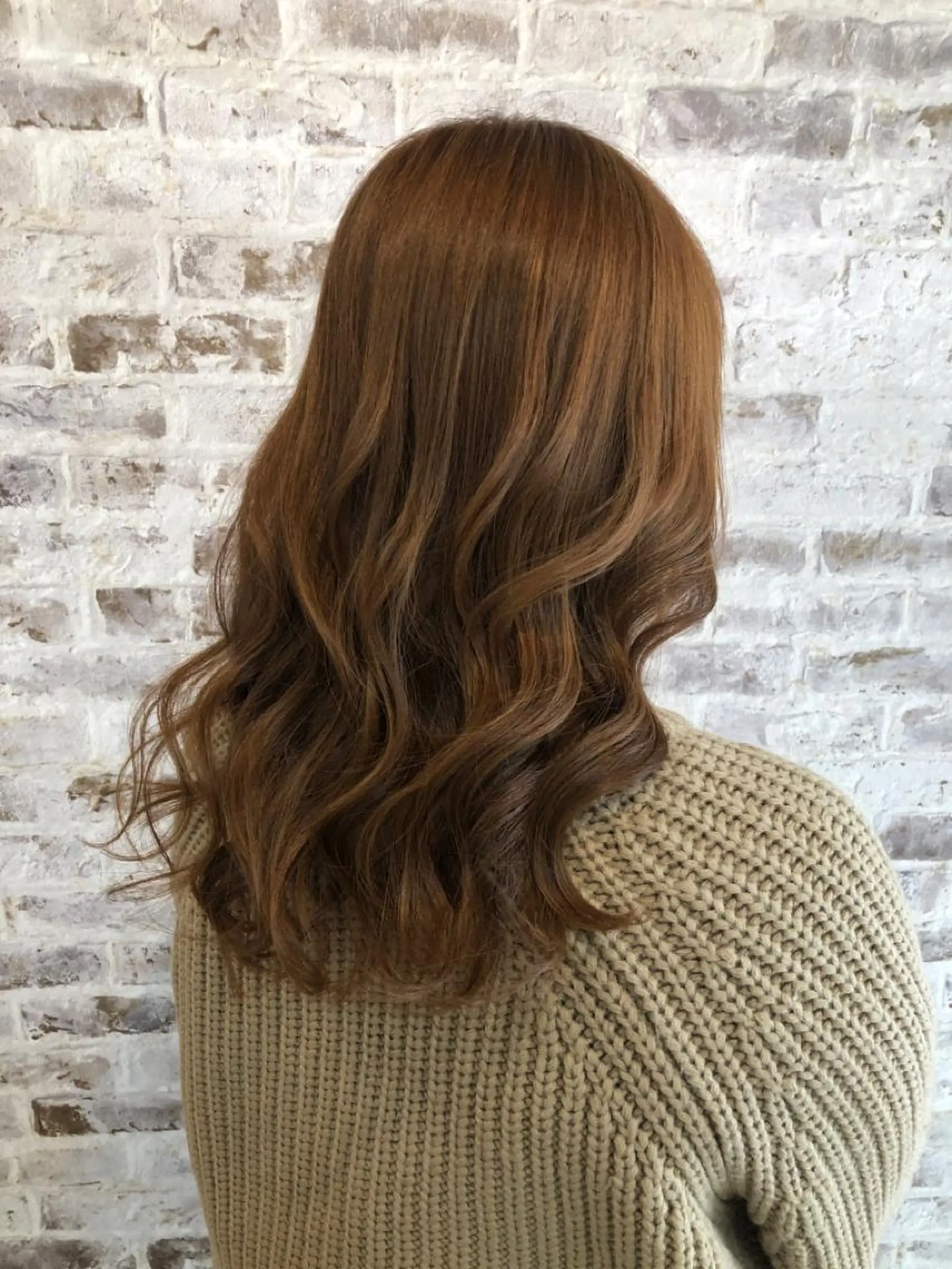 セミロング ヘアカラー トリートメント TELA HAIRのヘアスタイル