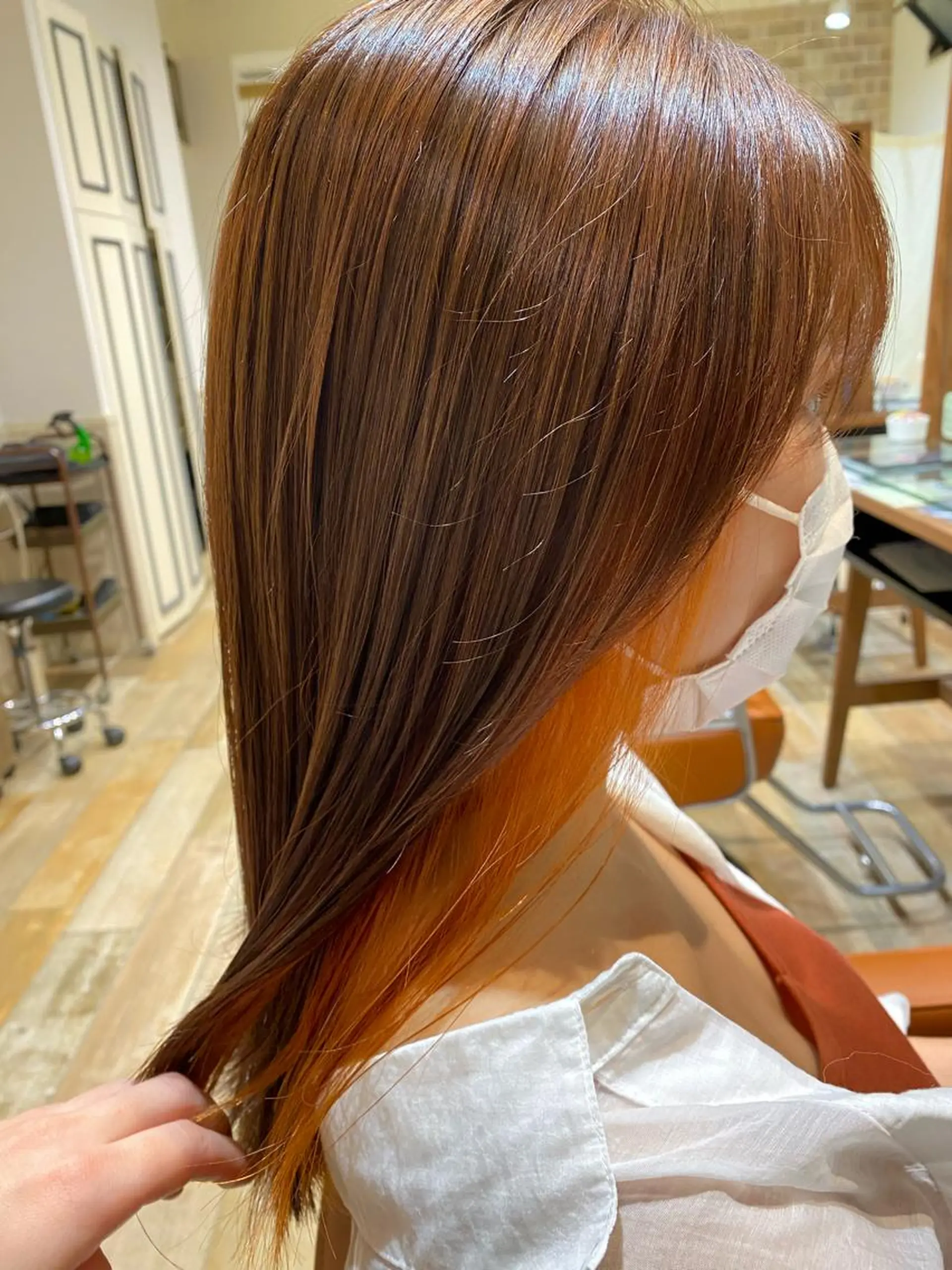 カラー 【eight宿河原】 すぎもとはづきのヘアスタイル