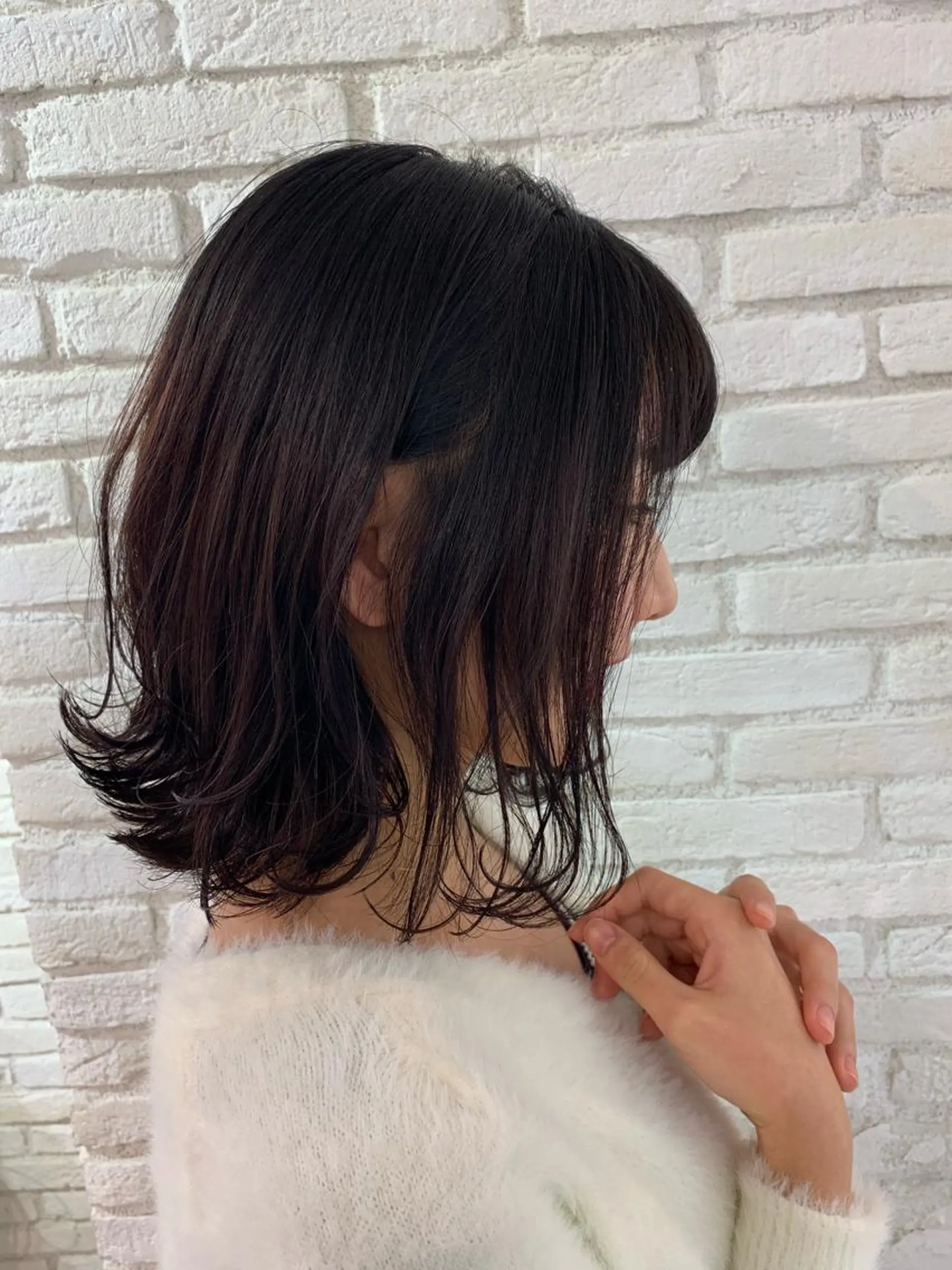 ミディアム カラー パーマ ヘアアレンジ マツエク・マツパ レイヤー＆カラー 人気美容師倉崎涼のヘアスタイル