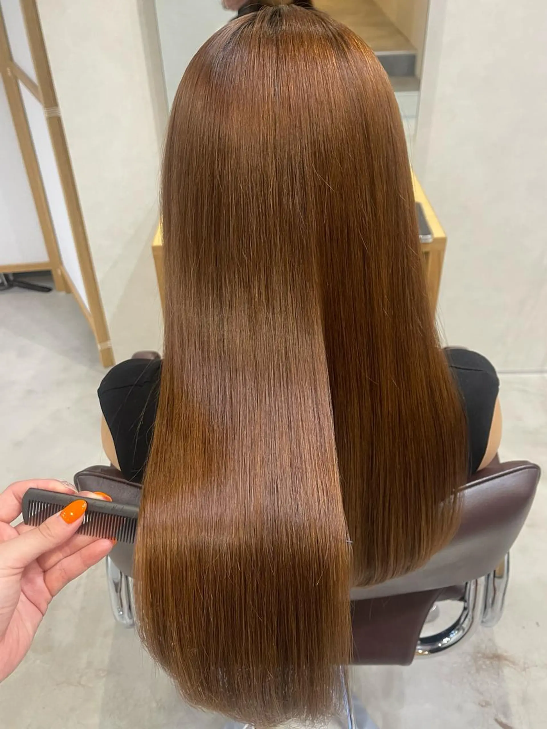 ロング 酸性ストレート ARCHE-OSAKA 心斎橋店所属・ARCHE 心斎橋 常塚のヘアスタイル