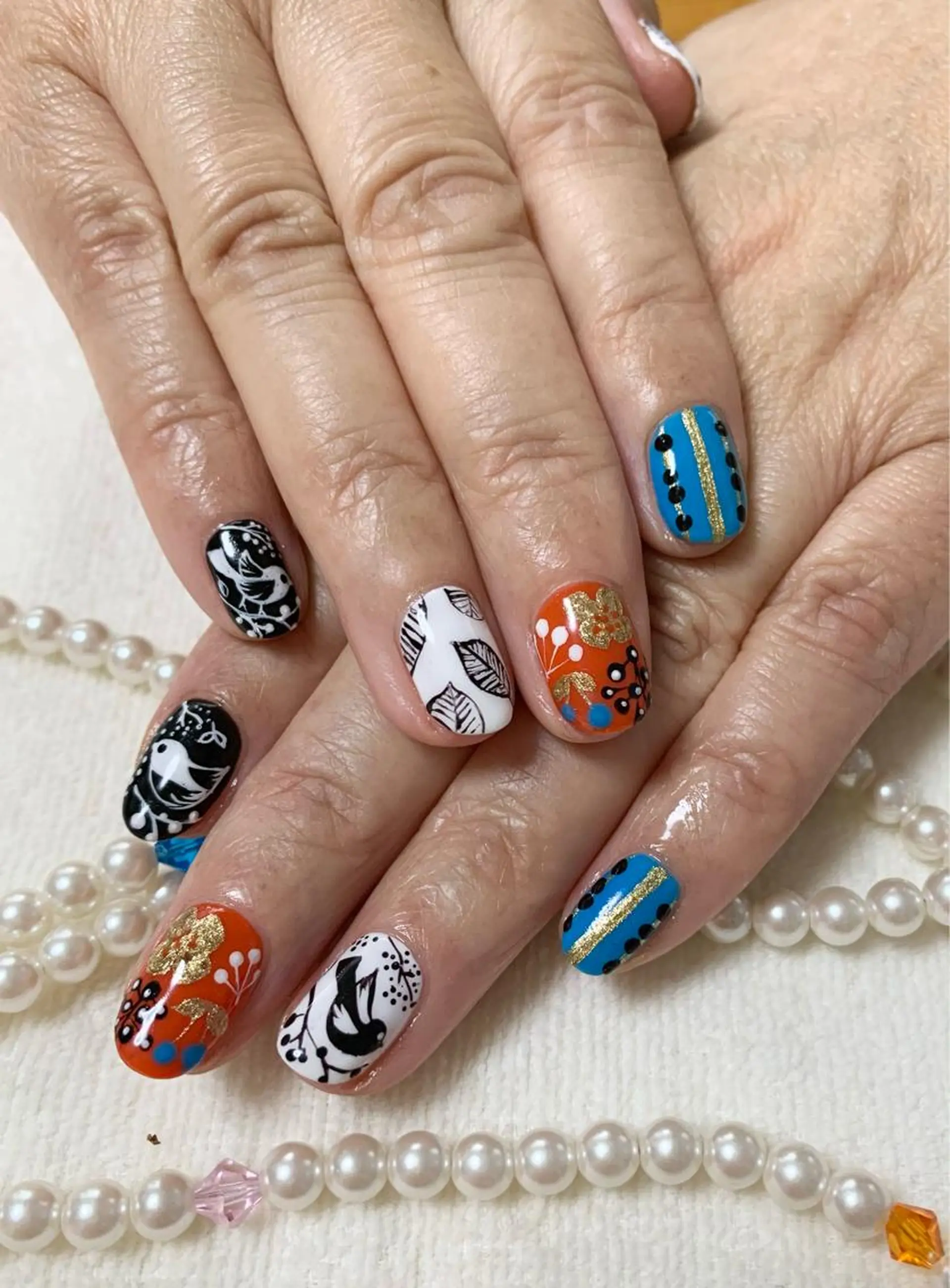 ネイル アートネイル ハンドネイル 手塚 里奈のネイルデザイン