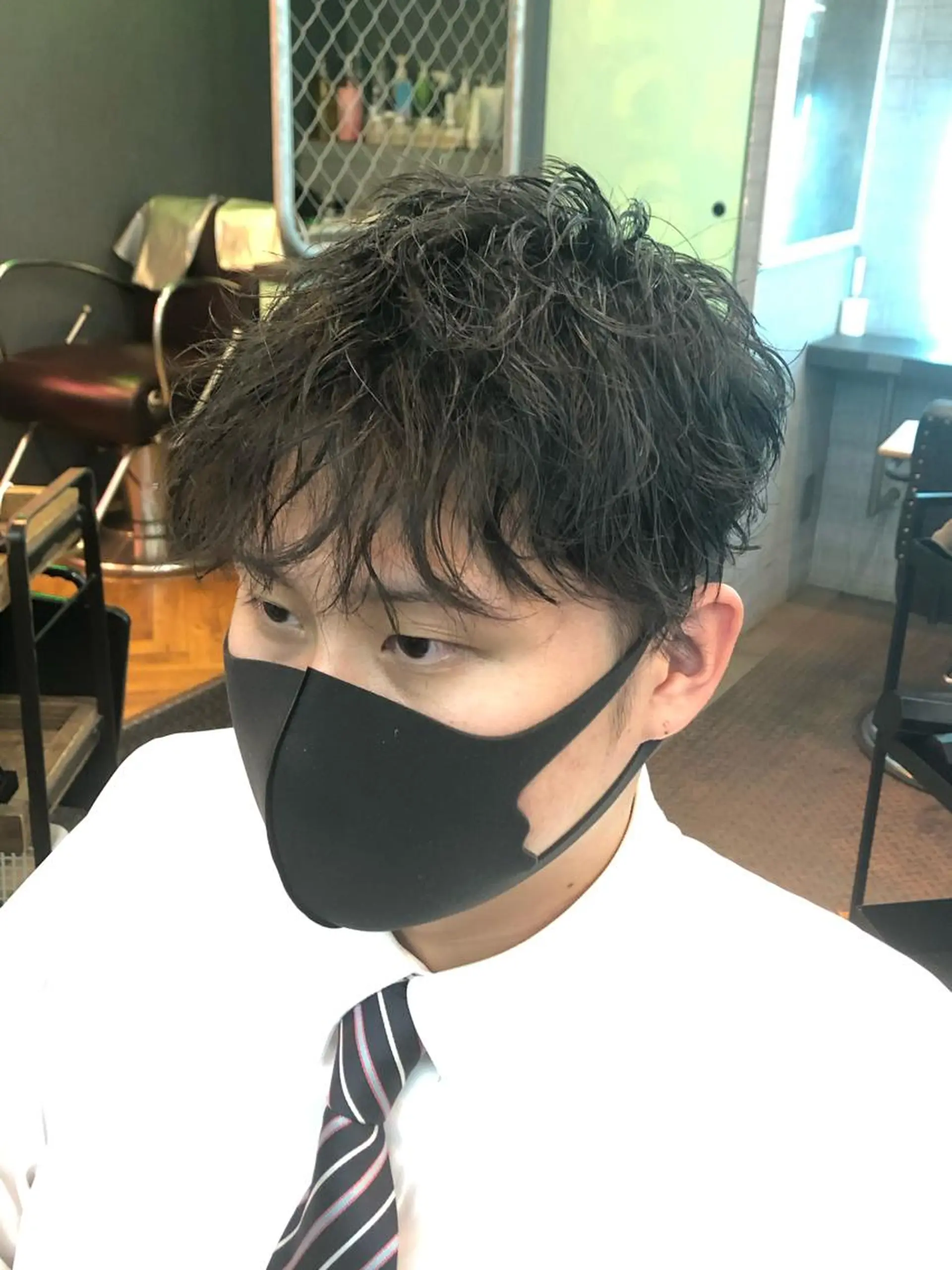 パーマ メンズ Le'a所属・渋谷/フェード/ 國分 翔のヘアスタイル